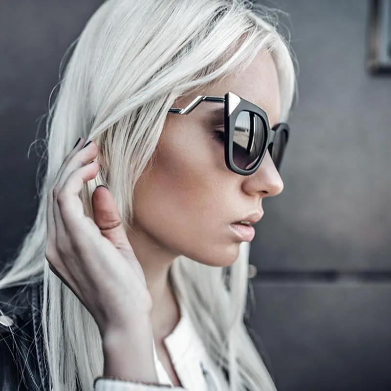 Modern Women's Hot Tip Pointed Cat Eye Sunglasses A022 sold by ZeroUV product image thumbnail 2