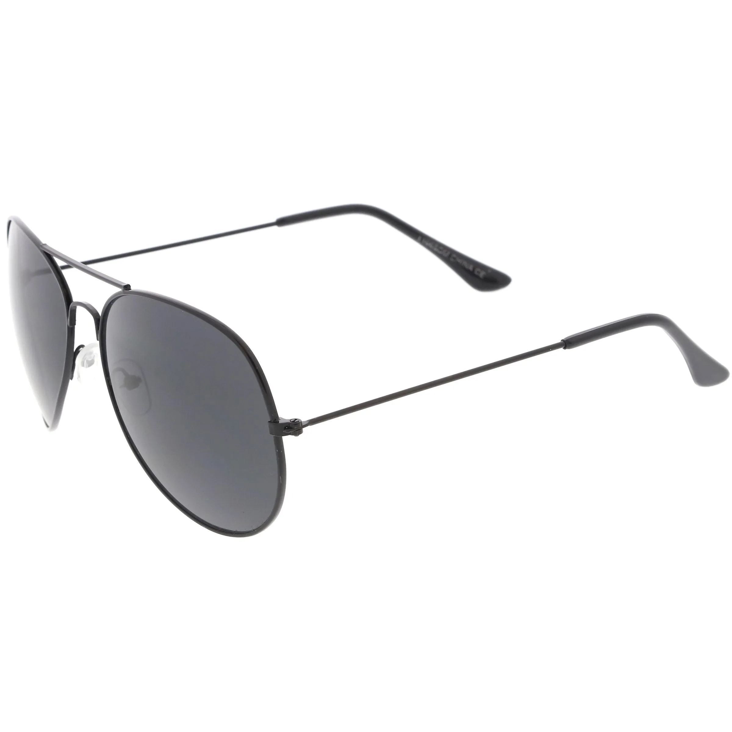 Large Classic Full Metal Tear Drop Aviator Sunglasses C760 60mm sold by ZeroUV product image thumbnail 4