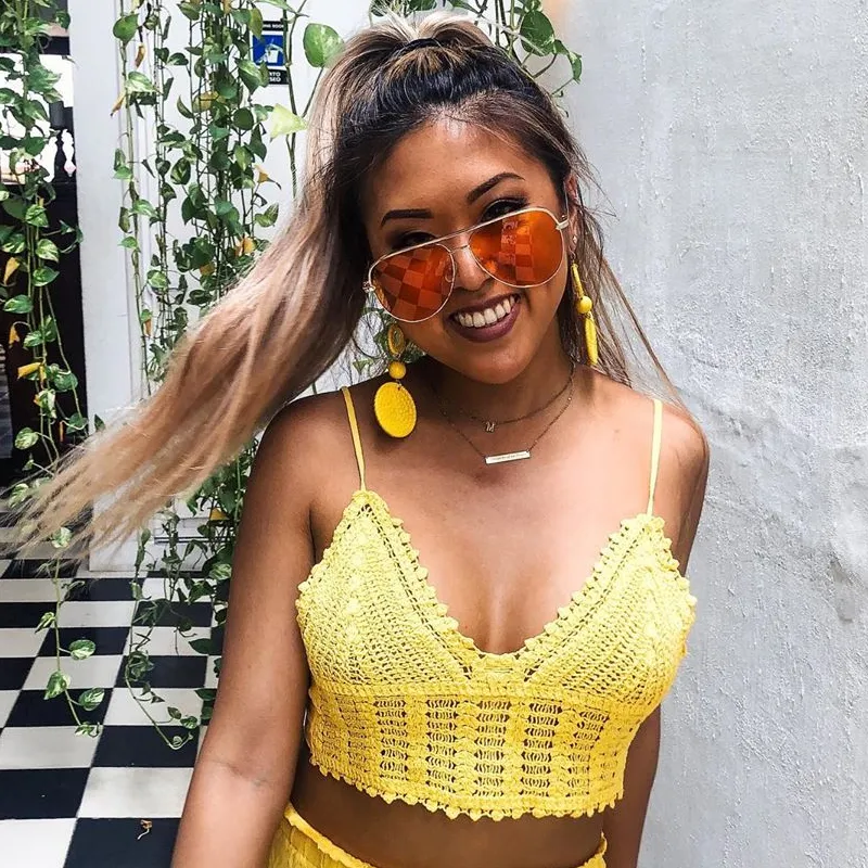 Premium Metal Flat Color Tone Lens Aviator Sunglasses 60mm C466 sold by ZeroUV product image thumbnail 2