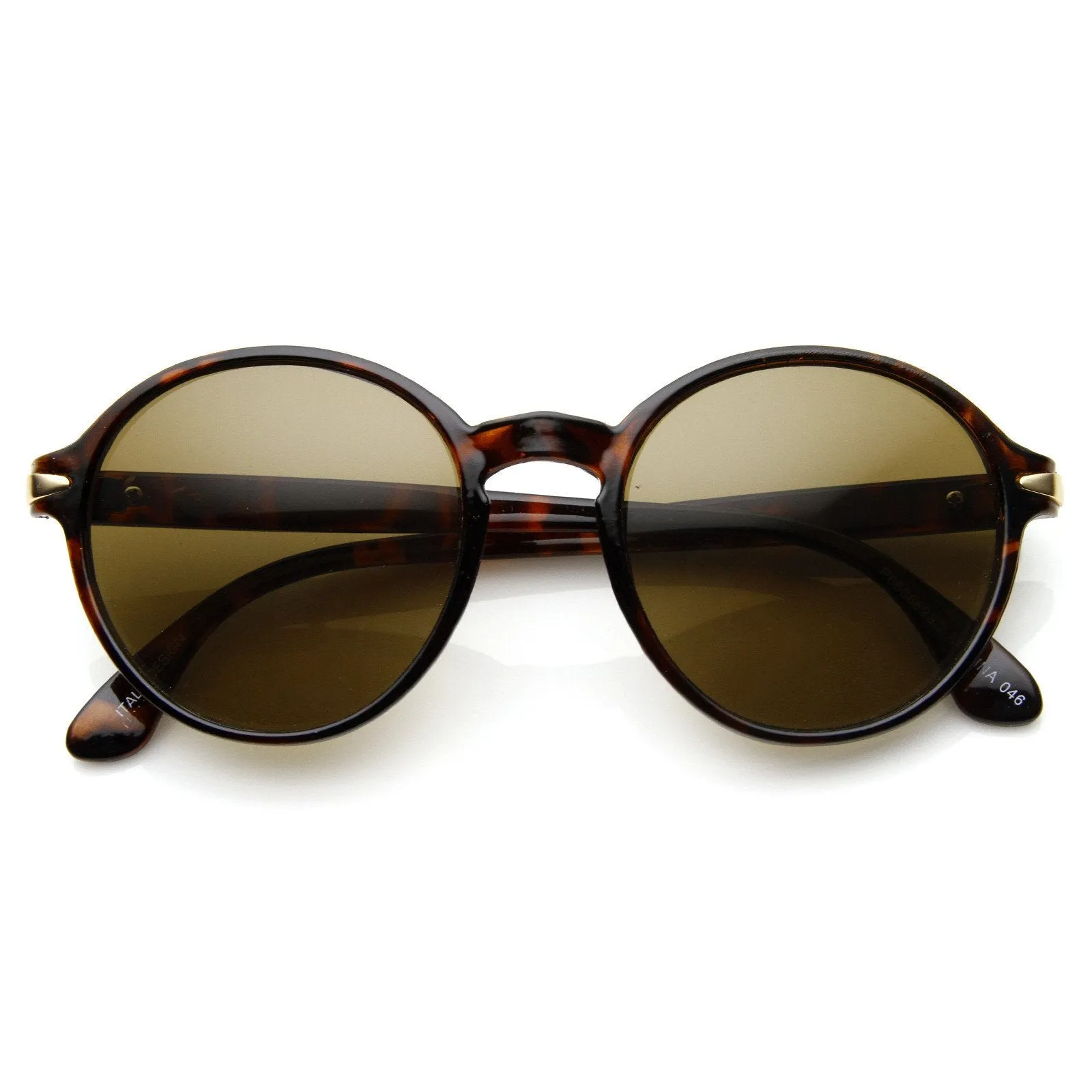 Retro Dapper Round Fashion Sunglasses 8905 sold by ZeroUV
