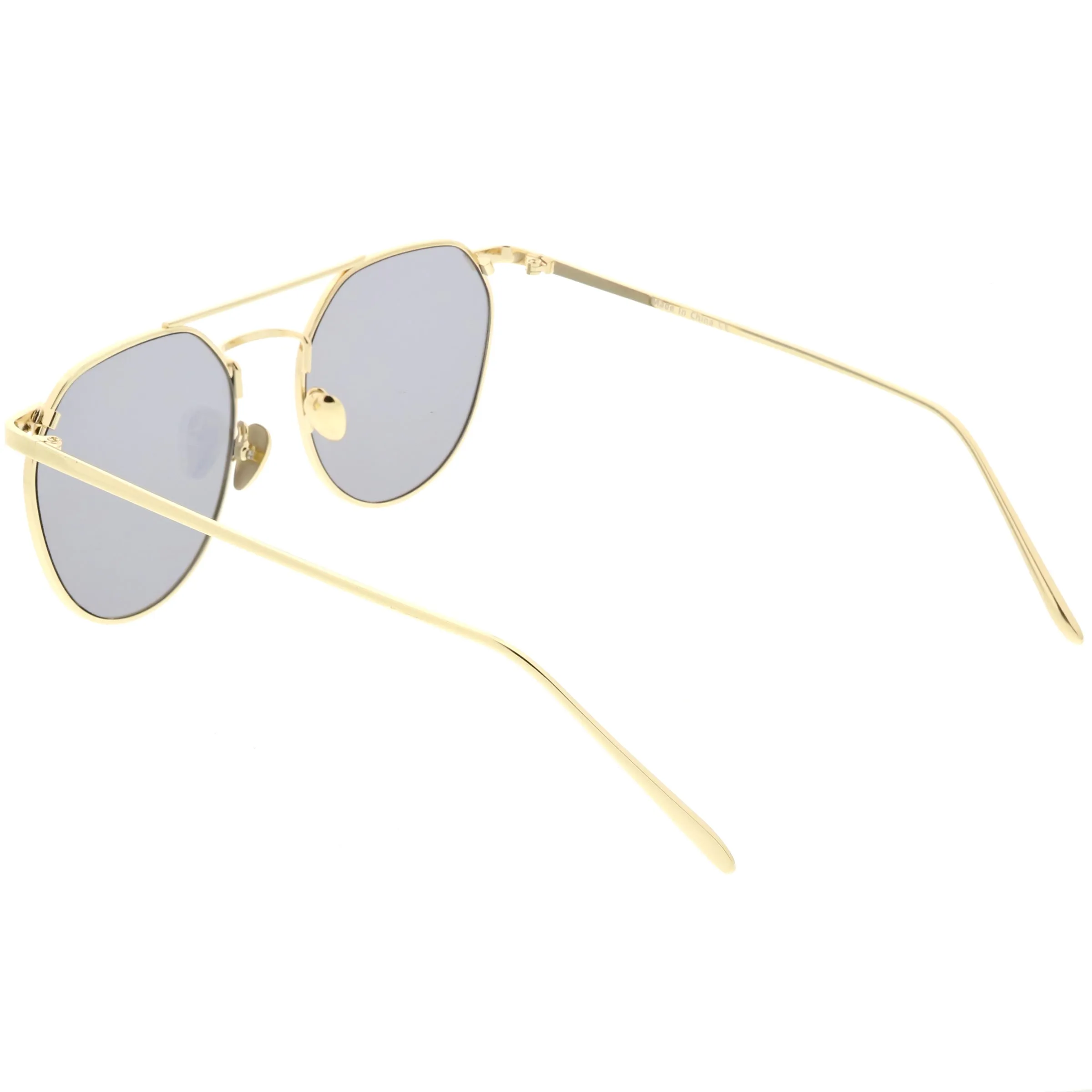 Premium Round Double Nose Bridge Colored Mirror Lens Aviator Lens C413 sold by ZeroUV product image thumbnail 4