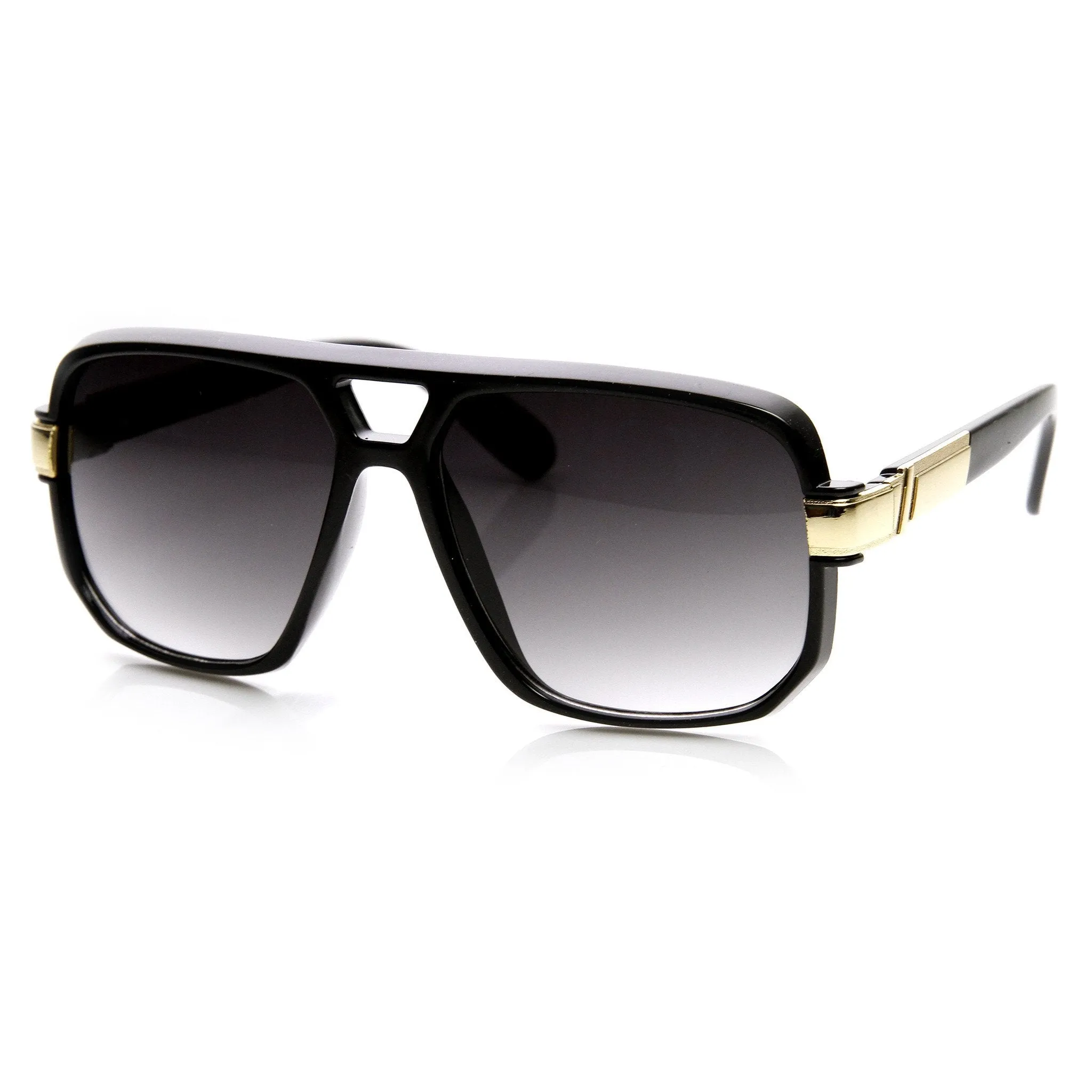 Retro 1980's Fashion Disco Square Aviator Sunglasses 9260 sold by ZeroUV product image thumbnail 5