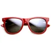 Retro Large Mirrored Lens Horned Rim Sunglasses 9155 sold by ZeroUV