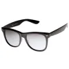 Retro Large Mirrored Lens Horned Rim Sunglasses 9155 sold by ZeroUV