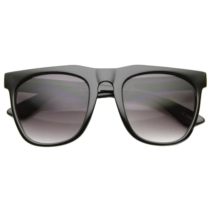 Retro Oversize Square Horned Rim Sunglasses 9598 sold by ZeroUV