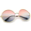 Women's Retro Hippie Oversize Round Gradient Lens Sunglasses A194 sold by ZeroUV