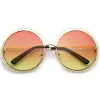 Women's Retro Hippie Oversize Round Gradient Lens Sunglasses A194 sold by ZeroUV