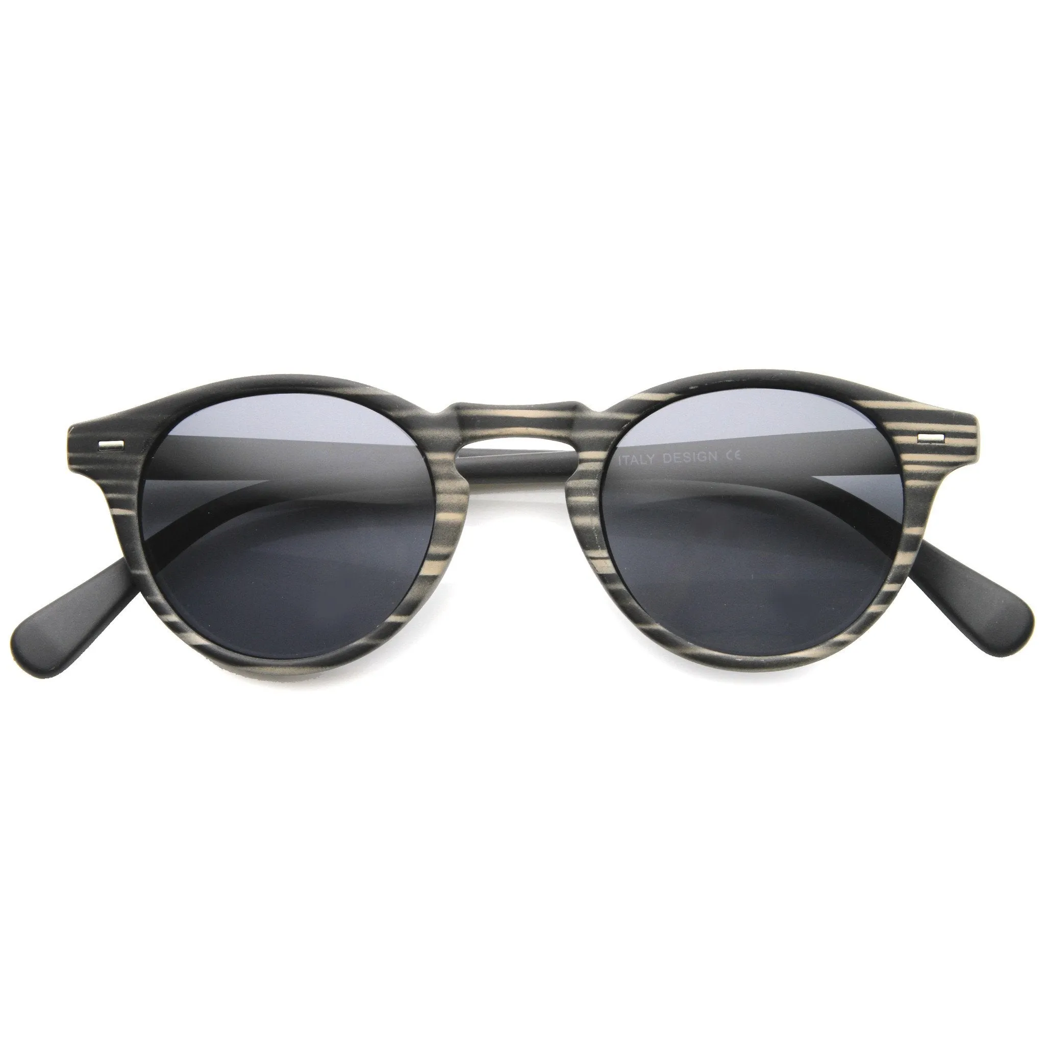 Vintage Dapper Round P3 Key Hole Sunglasses 9996 sold by ZeroUV product image thumbnail 5