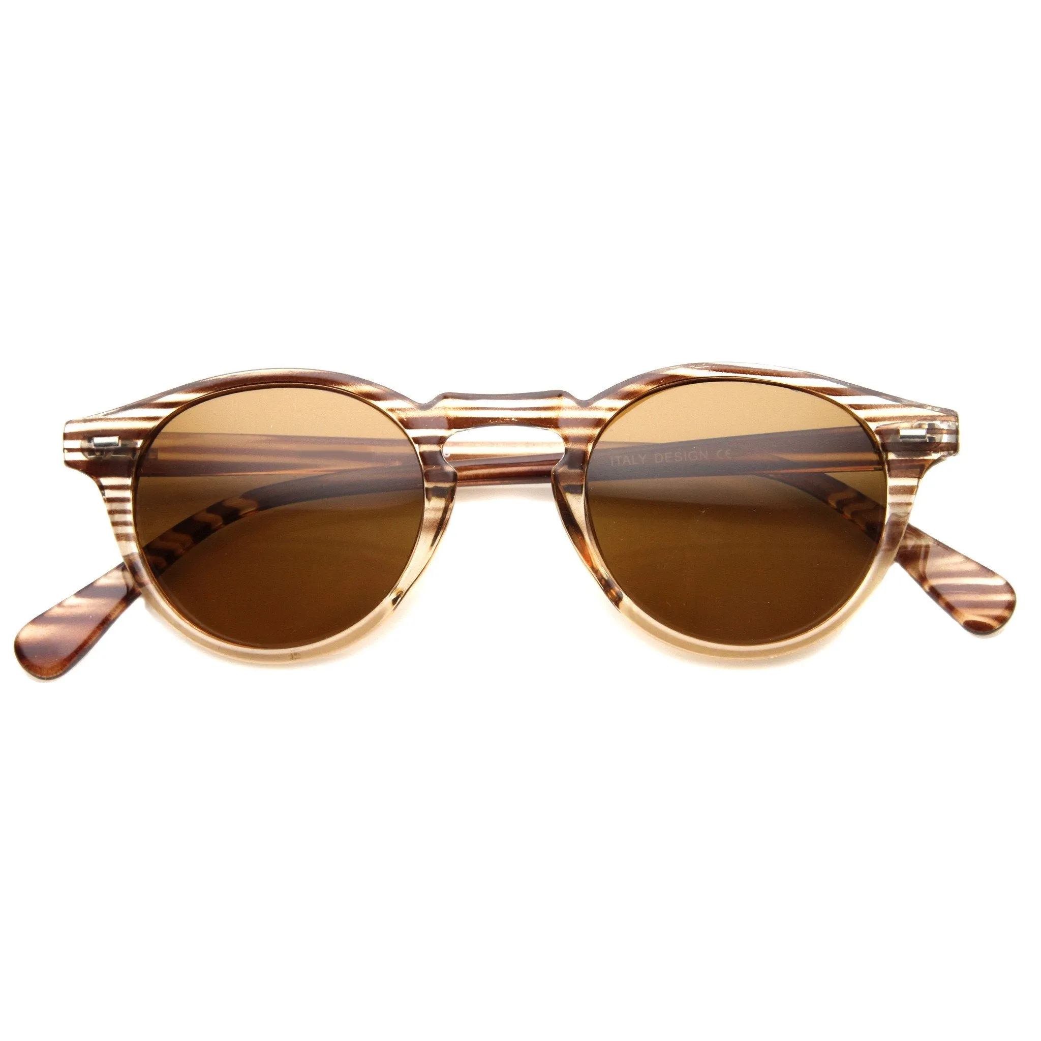 Vintage Dapper Round P3 Key Hole Sunglasses 9996 sold by ZeroUV