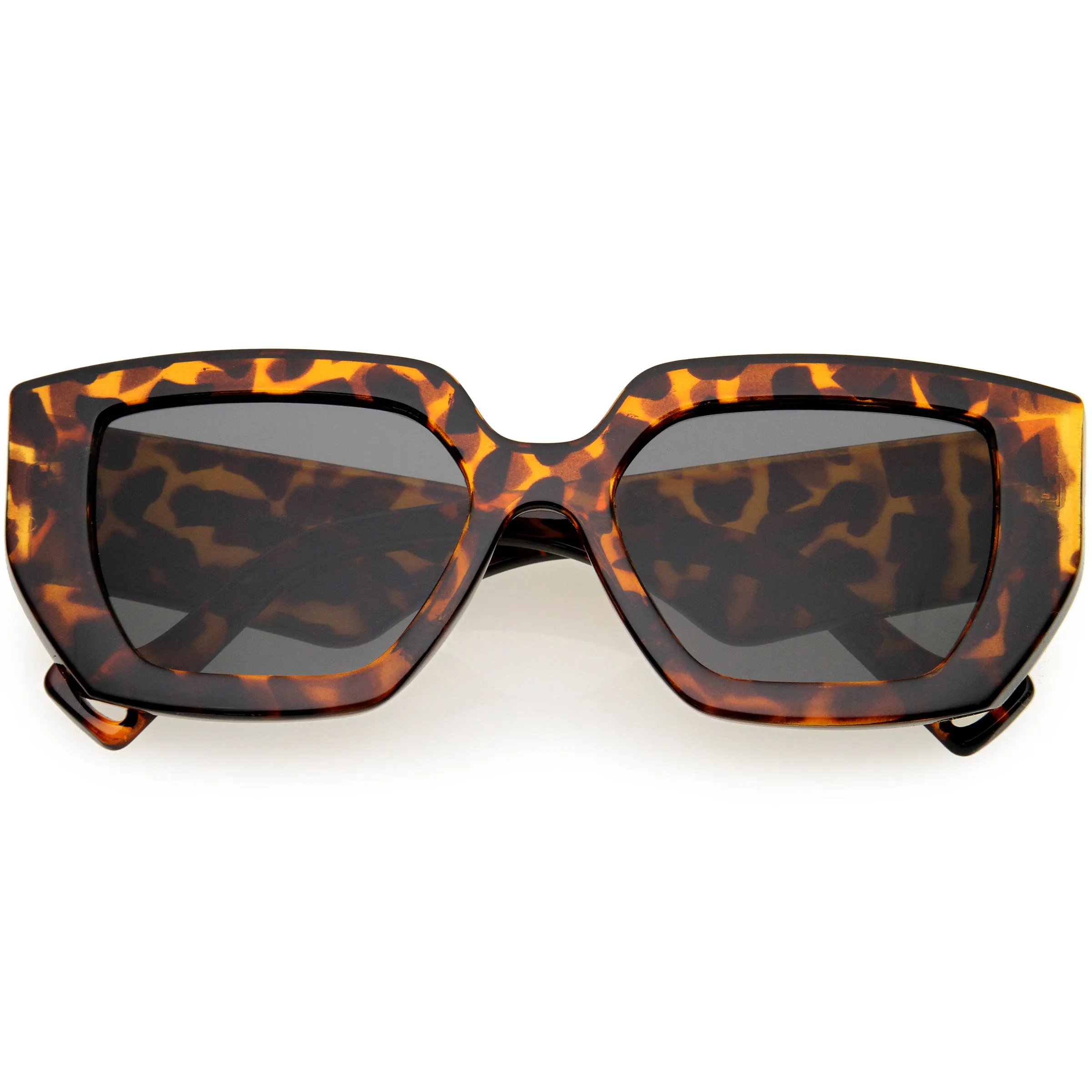 High Fashion Square Thick Rimmed Chunky Sunglasses D236 sold by ZeroUV product image thumbnail 4