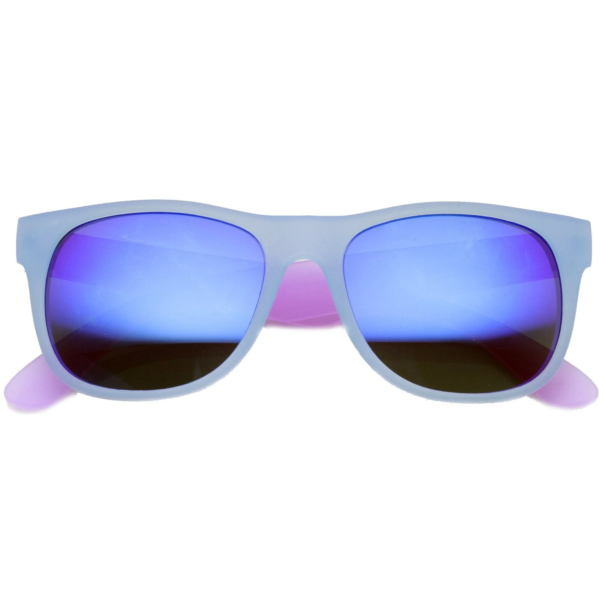 Retro Festival Summer Horned Rim Mirror Lens Sunglasses 9585 sold by ZeroUV product image thumbnail 5