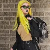 Women's Retro Flat Angle Colored Lens Black Frame Sunglasses C511 sold by ZeroUV