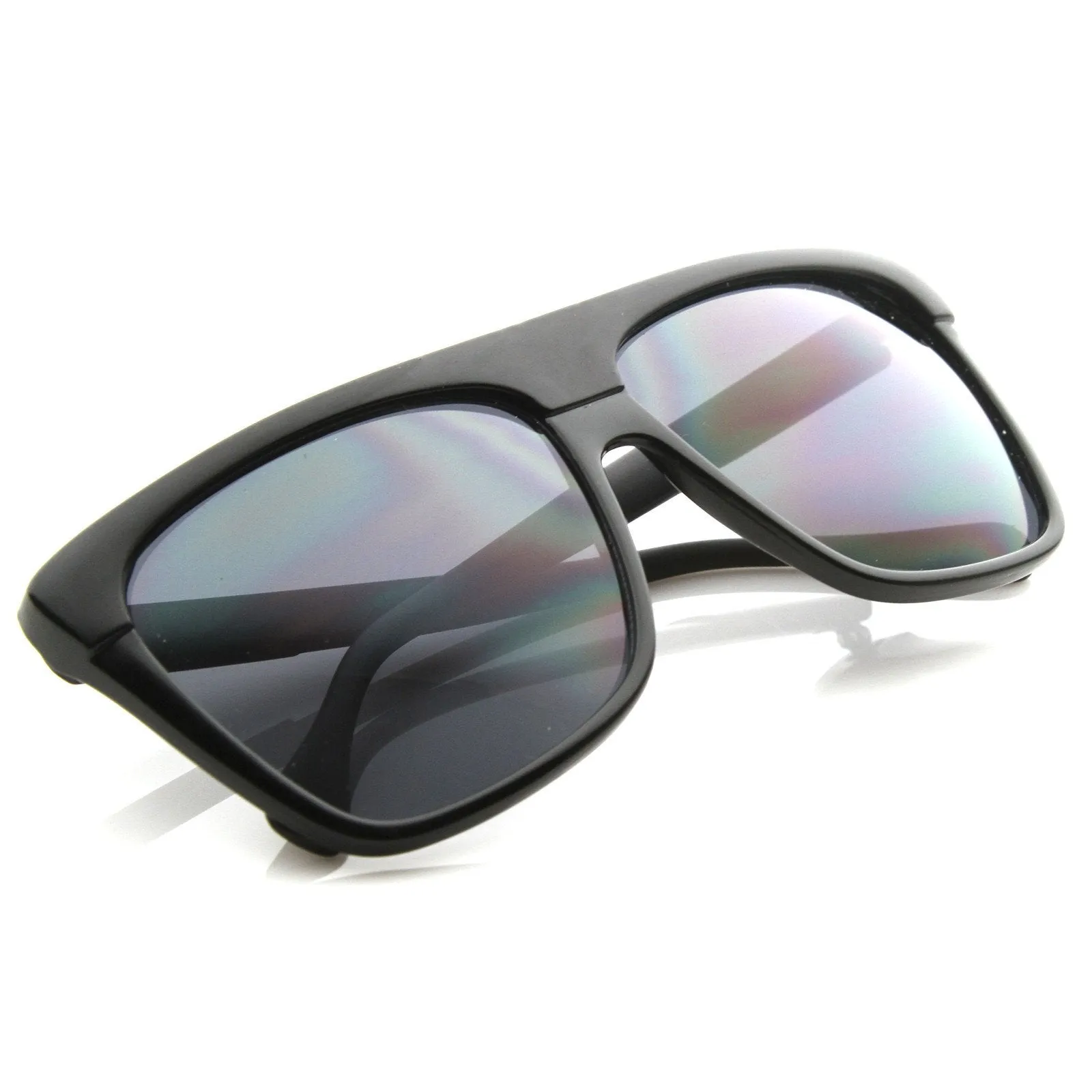 Super Retro Flat Top Mens Aviator Sunglasses 8604 sold by ZeroUV product image thumbnail 4