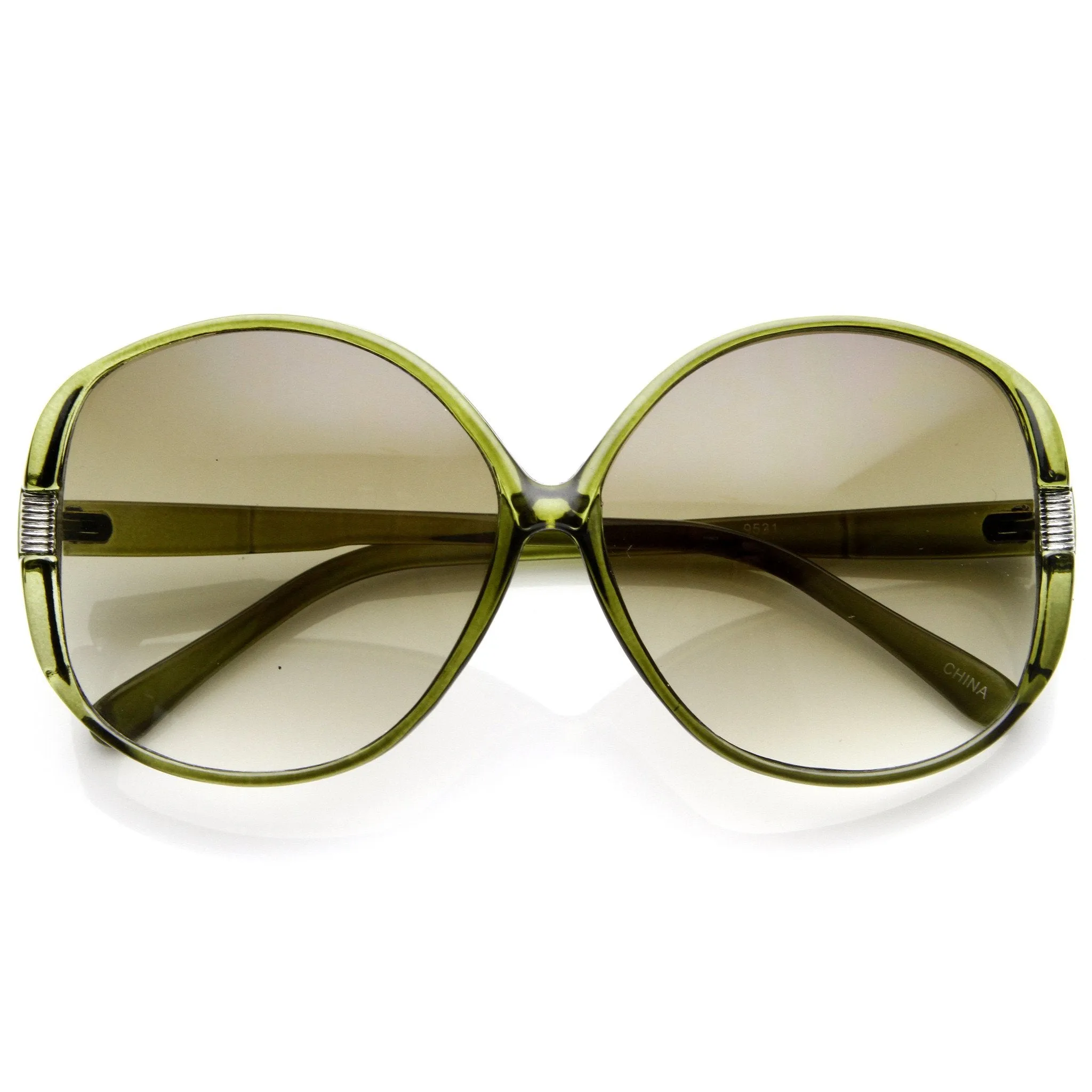Womens Circle Round Oversize Fashion Sunglasses 8816 sold by ZeroUV product image thumbnail 5