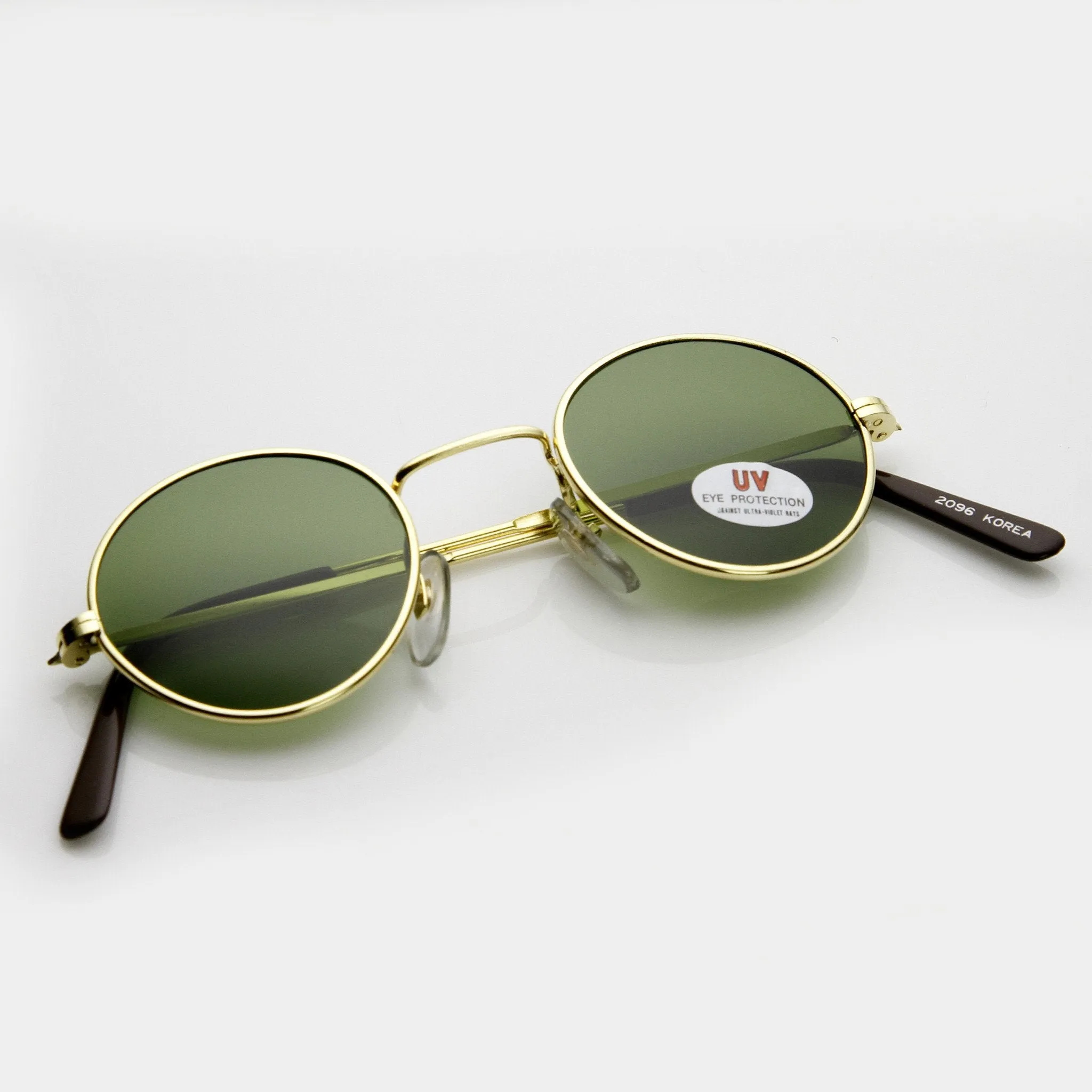 Genuine Vintage Steampunk Round Circle Spectacles Sunglasses 7218 sold by ZeroUV product image thumbnail 3