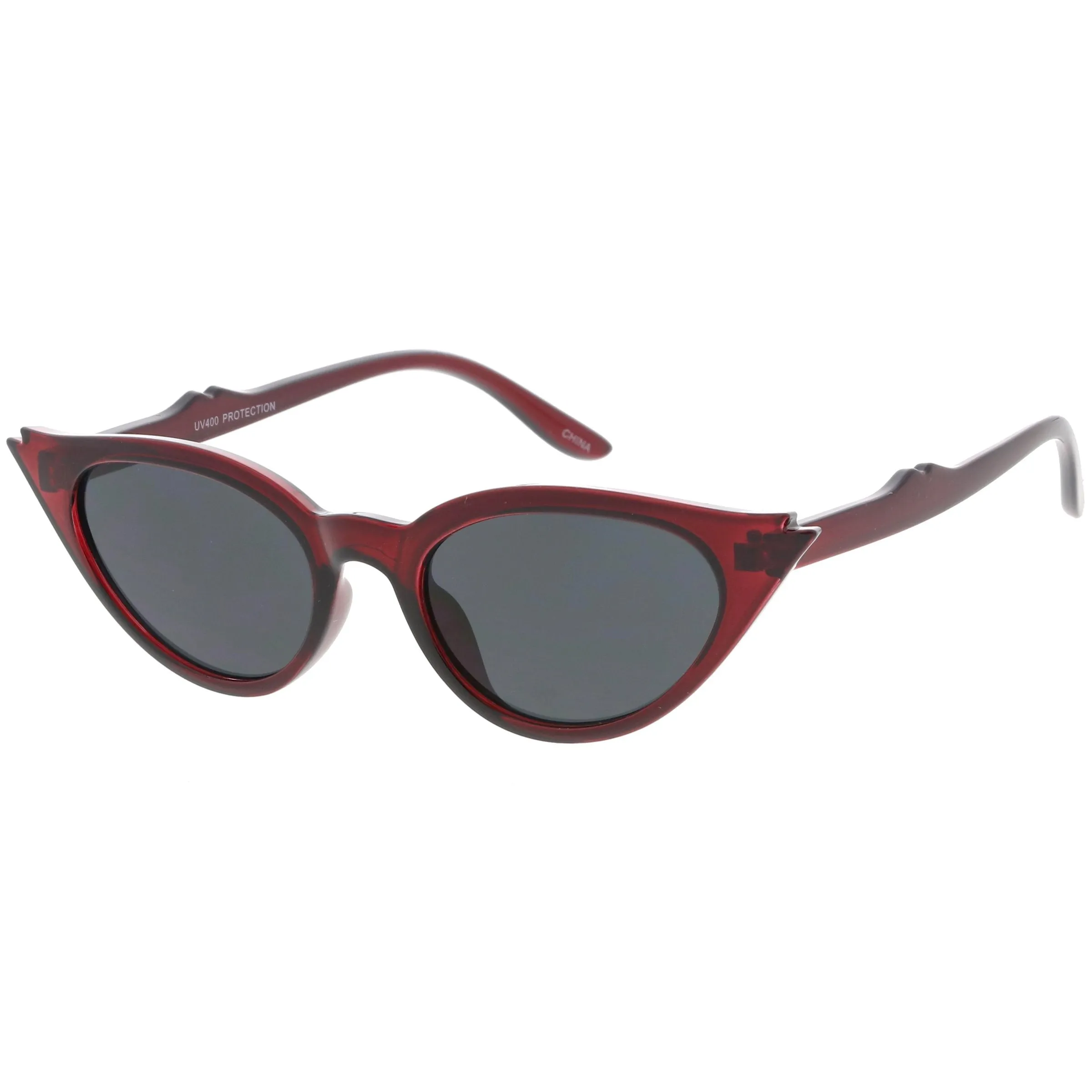 Women's Retro 1950's Notched Cat Eye Sunglasses C756 sold by ZeroUV product image thumbnail 4