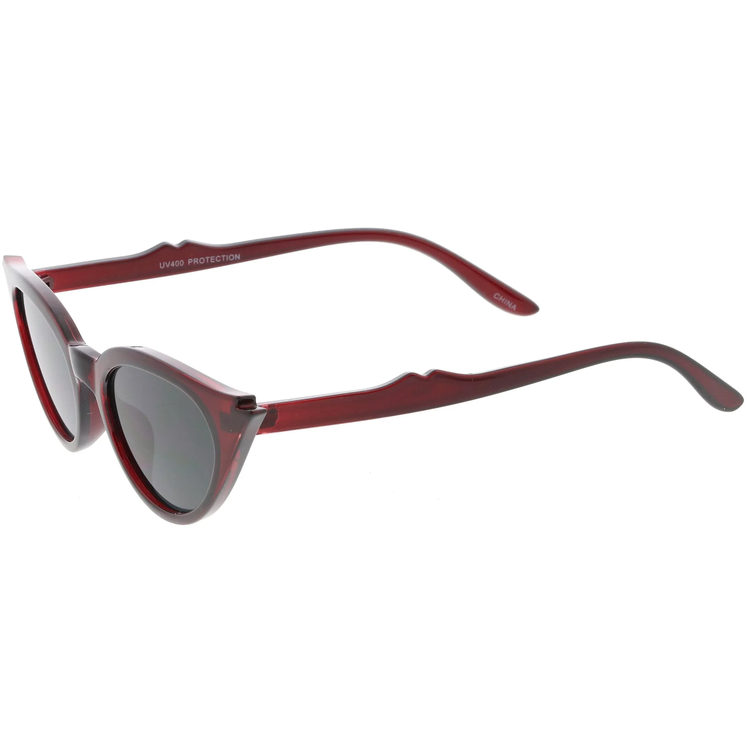 Women's Retro 1950's Notched Cat Eye Sunglasses C756 sold by ZeroUV product image thumbnail 5