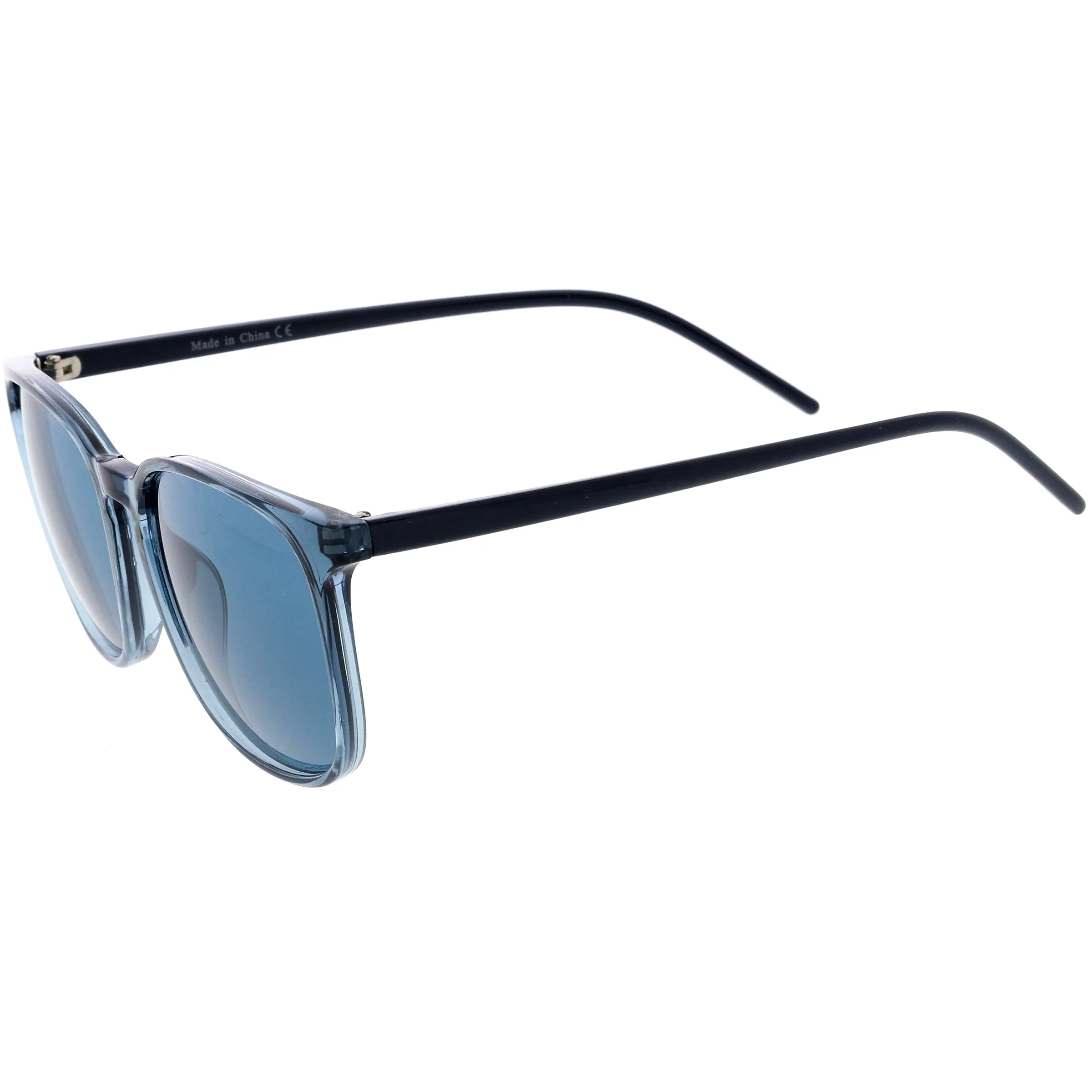 Thin Everyday Lightweight Oversize Horn Rimmed Sunglasses D006 sold by ZeroUV product image thumbnail 3
