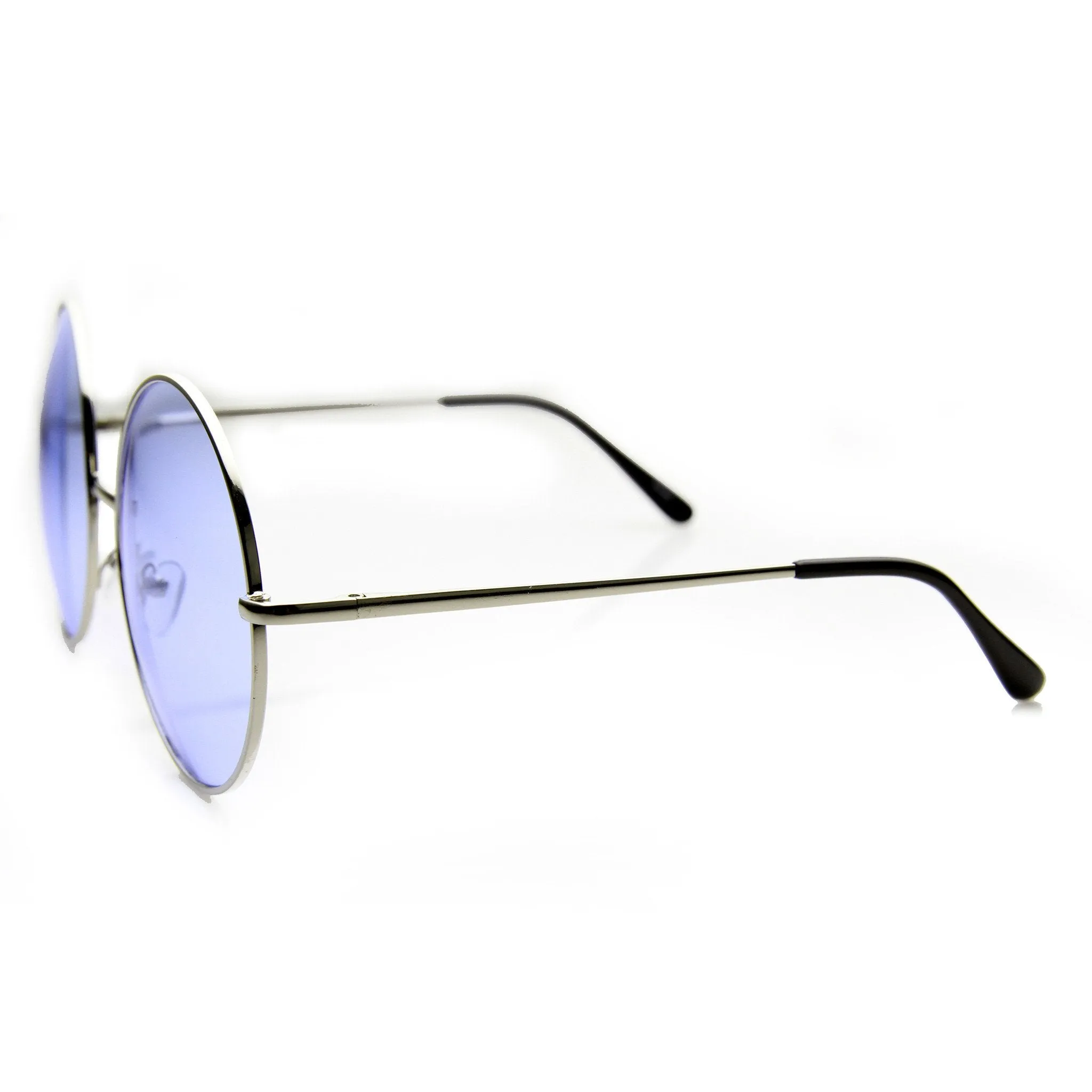 Indie Festival Hippie Oversize Round Colorful Lens Sunglasses 9580 sold by ZeroUV product image thumbnail 3