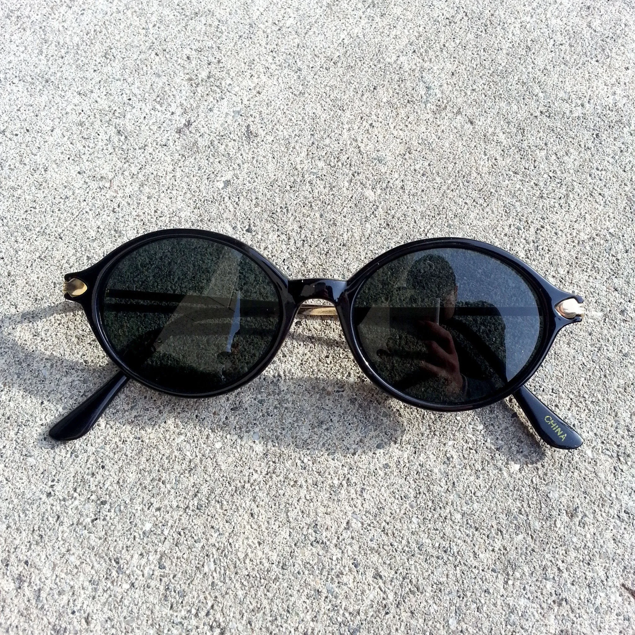 True Vintage 1960's Oval Spectacle Sunglasses sold by ZeroUV product image thumbnail 4