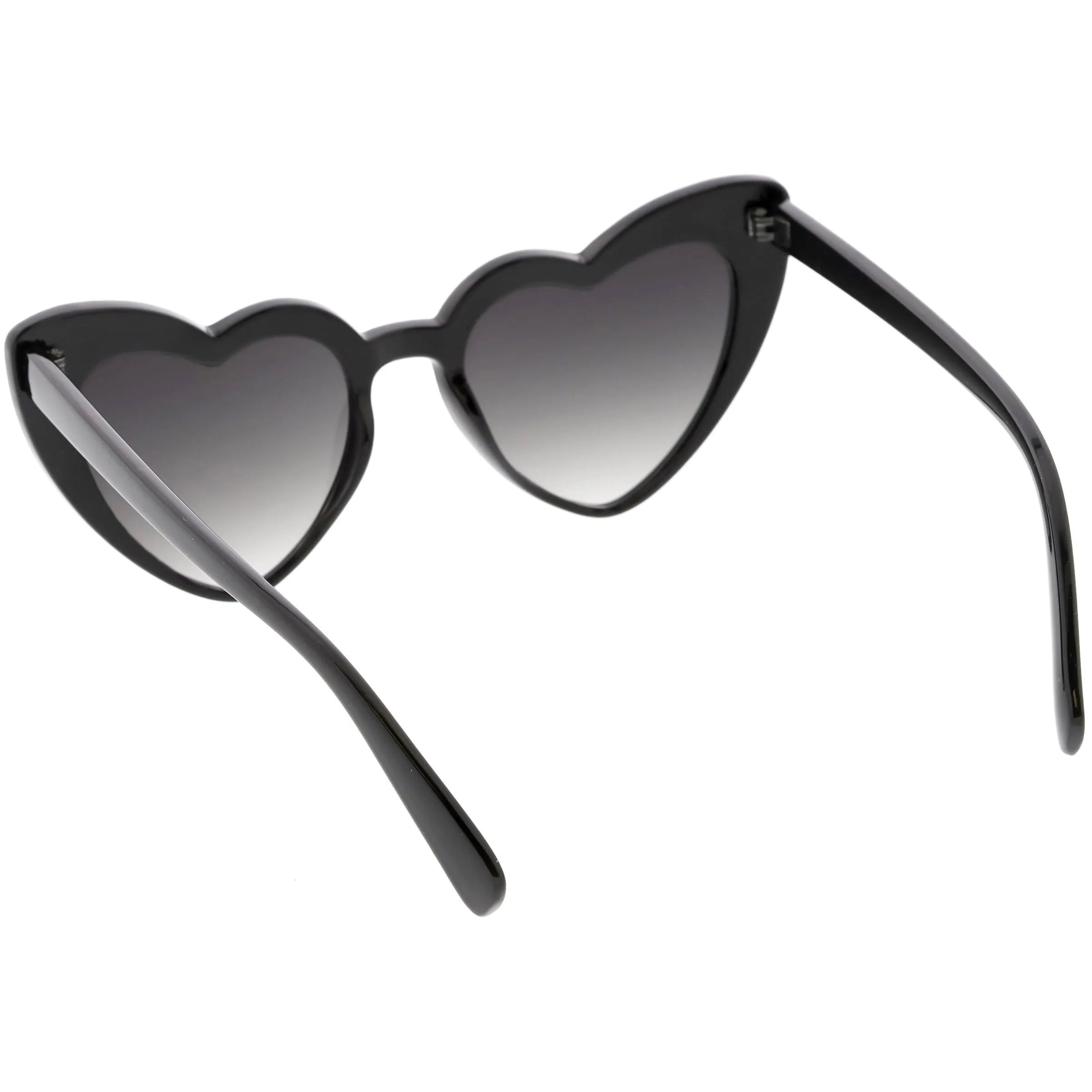 Women's Oversize Rhinestone Heart Shape Sunglasses C711 sold by ZeroUV product image thumbnail 4