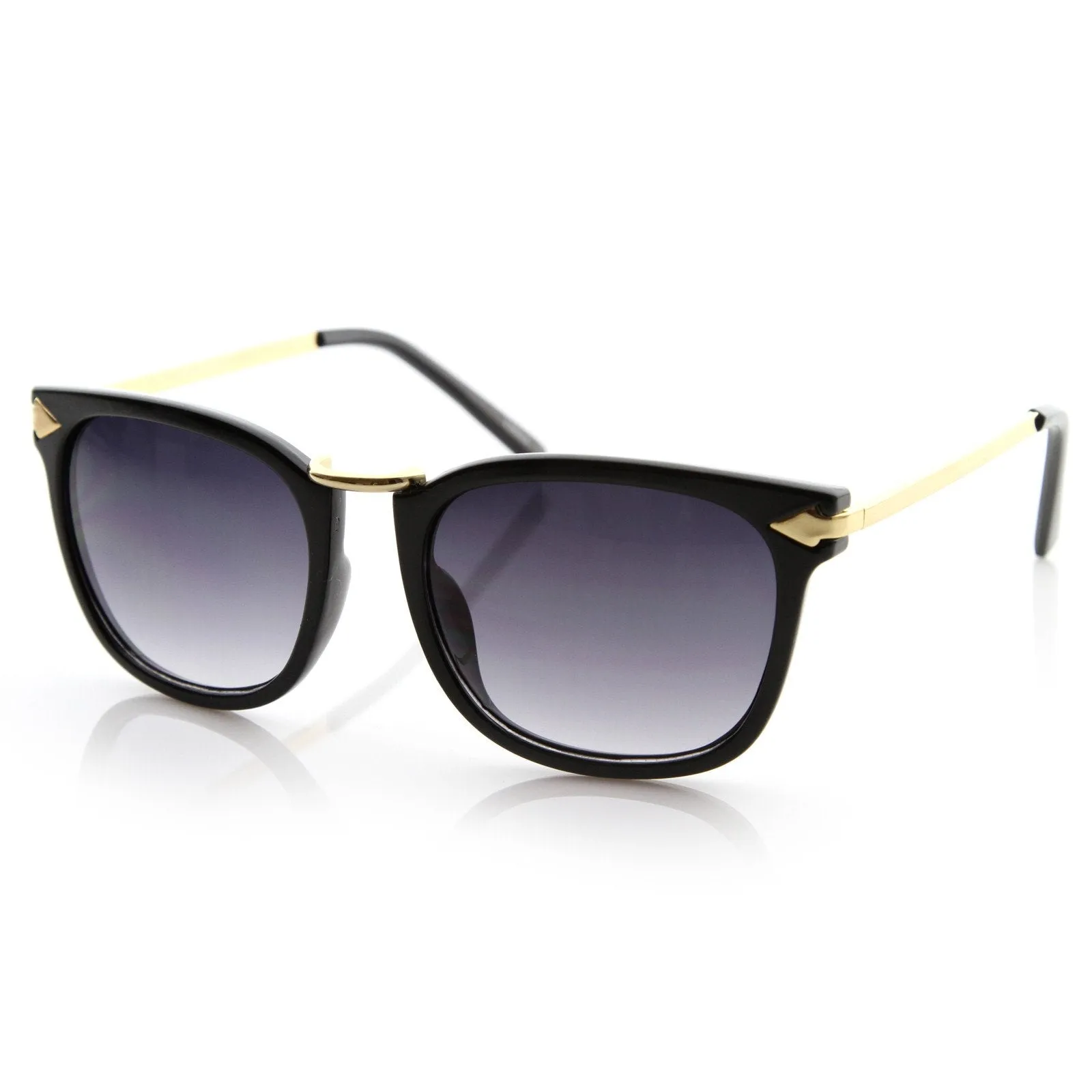 Vintage Artful European Fashion Horned Rim Sunglasses sold by ZeroUV product image thumbnail 5