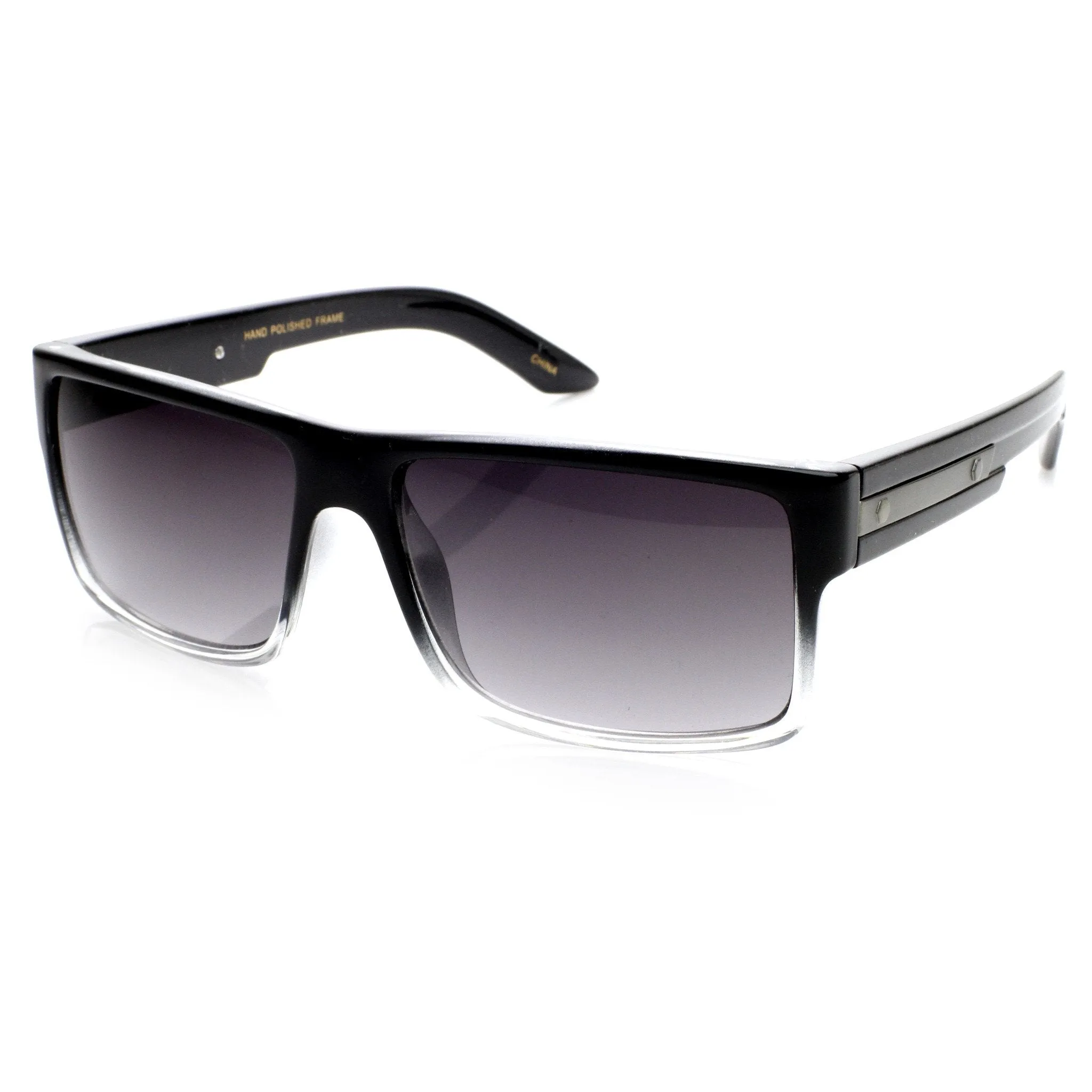 Mens Premium Designer European Square Aviator Sunglasses 8866 sold by ZeroUV product image thumbnail 2