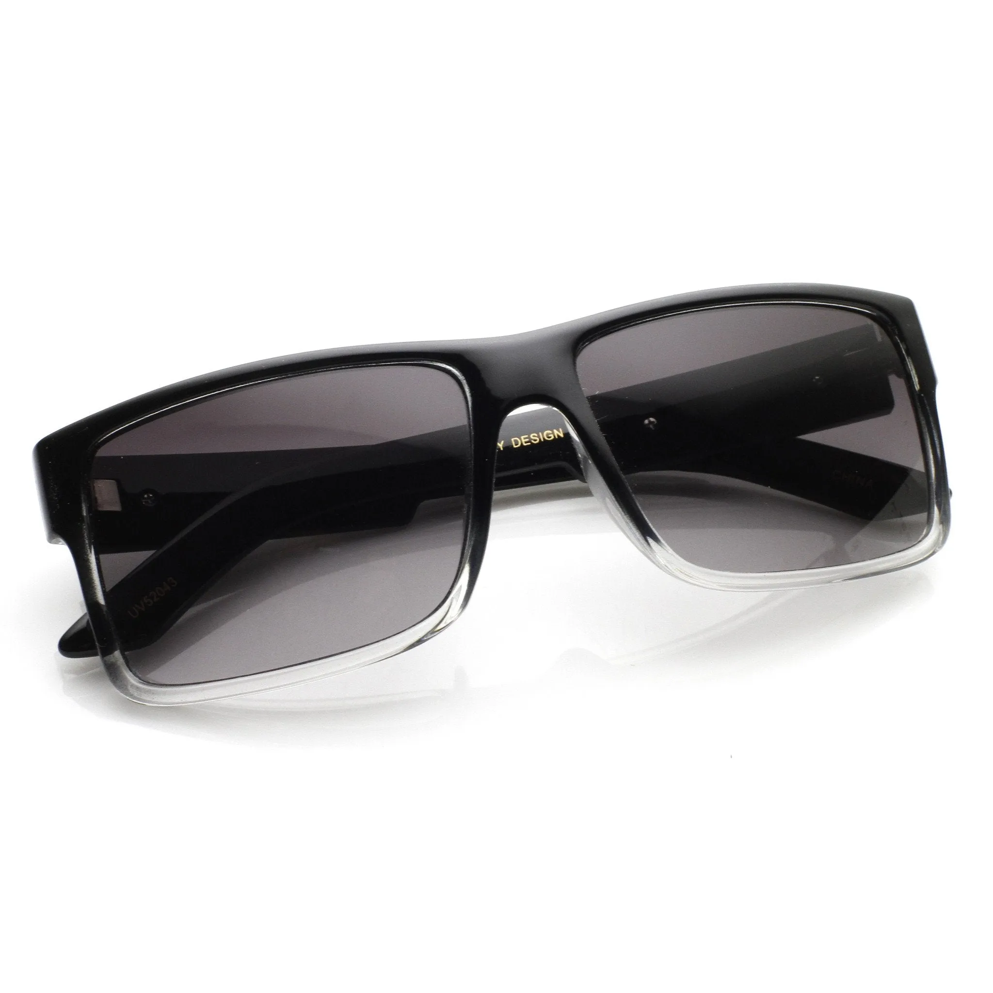 Mens Premium Designer European Square Aviator Sunglasses 8866 sold by ZeroUV product image thumbnail 4