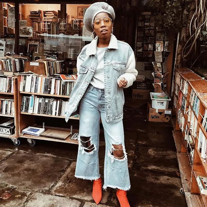 Modern Slim Round Color Tone Aviator Sunglasses A871 sold by ZeroUV product image thumbnail 5