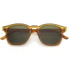 Classic Retro Dapper Horned Rim Transparent Frame Sunglasses C878 sold by ZeroUV