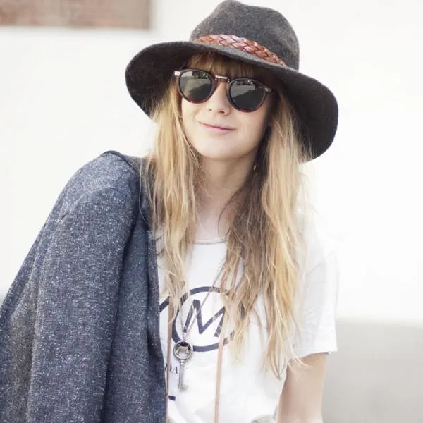 Vintage Steampunk Inspired Round Horned Rim Frame Sunglasses sold by ZeroUV product image thumbnail 2