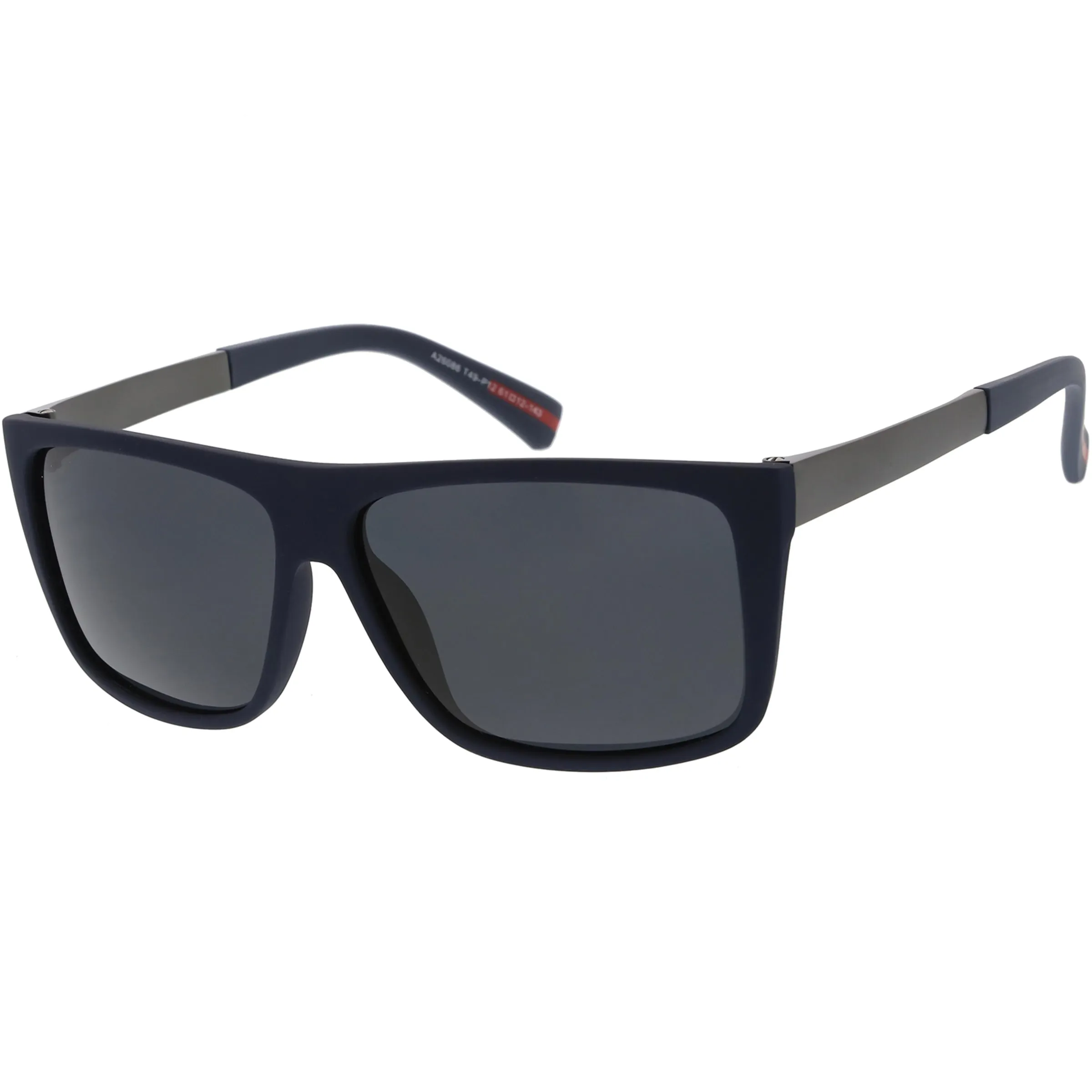Action Sport Large Flat Top Polarized Lens Rectangle Sunglasses C890 sold by ZeroUV product image thumbnail 2