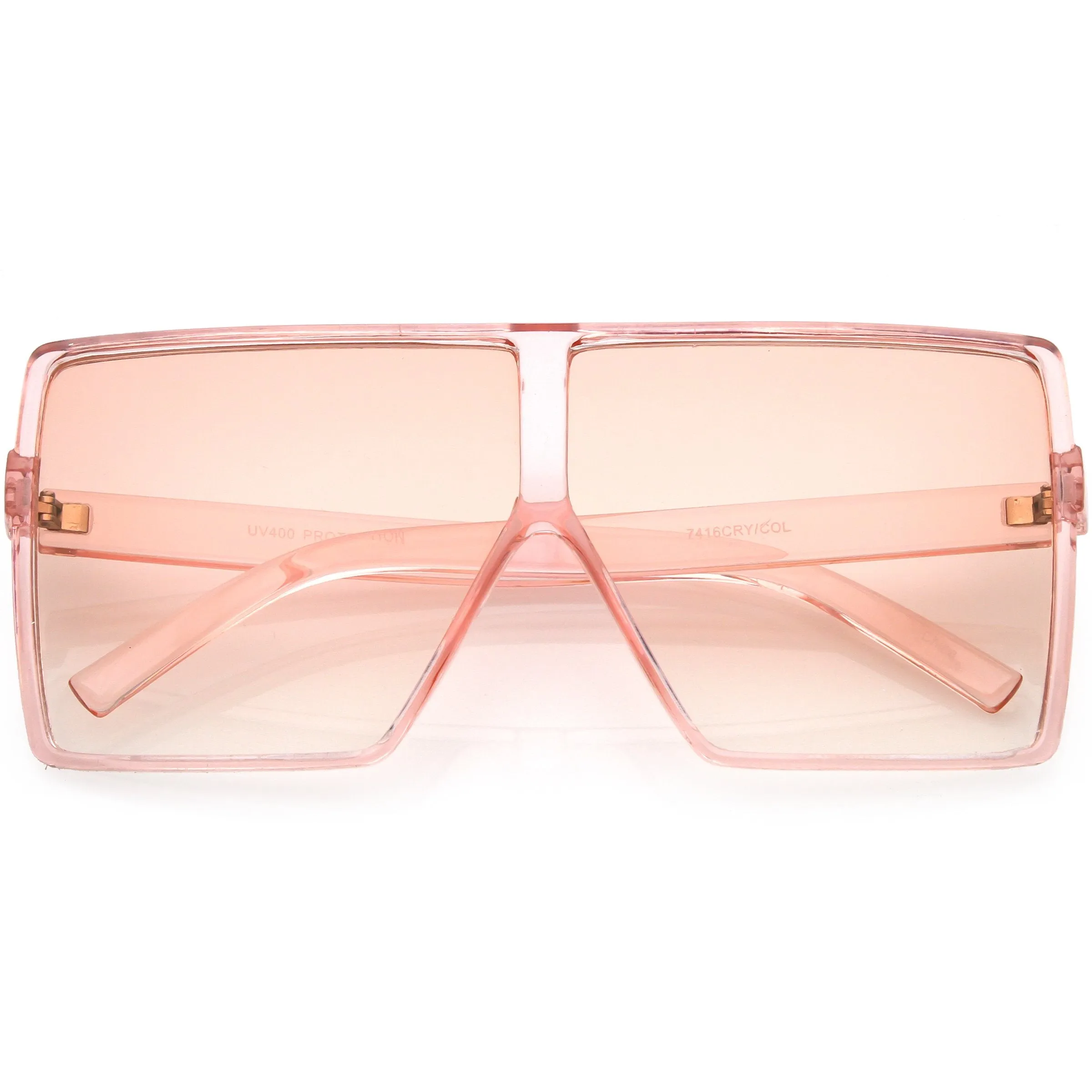 Women's Oversize Festival Color Tone Square Sunglasses C581 sold by ZeroUV product image thumbnail 3
