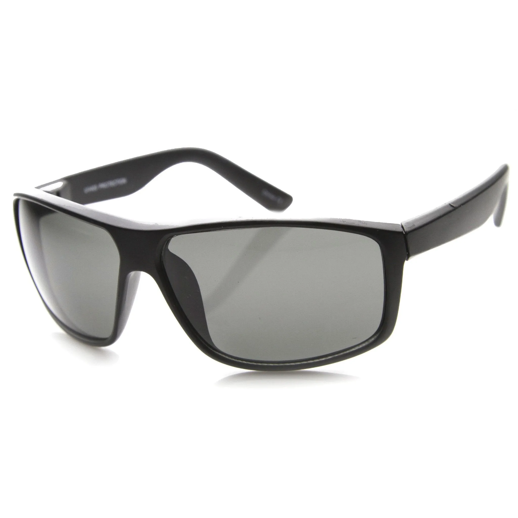 Men's Rectangular Active Sports Composite Lens Sunglasses 9873 sold by ZeroUV product image thumbnail 4