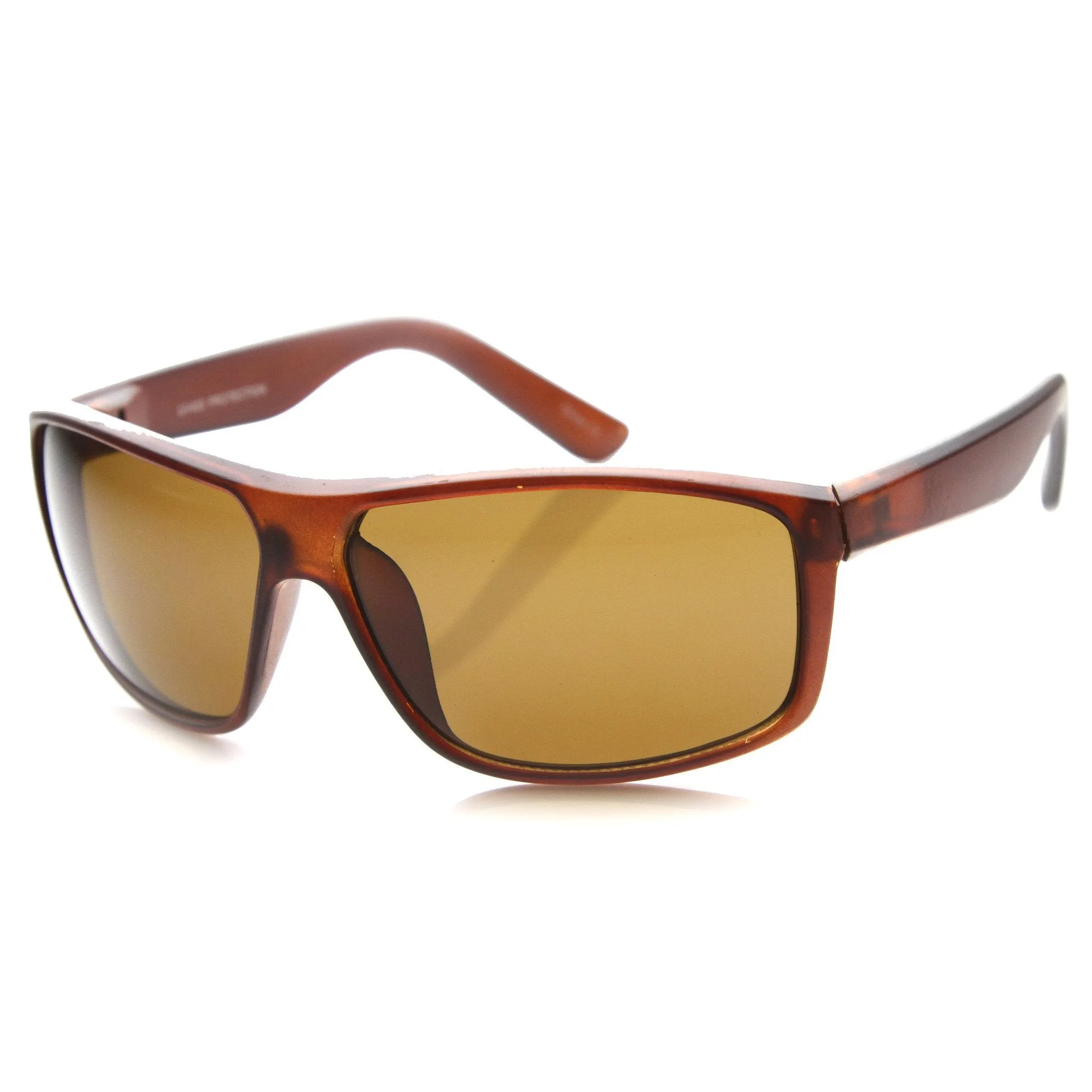 Men's Rectangular Active Sports Composite Lens Sunglasses 9873 sold by ZeroUV product image thumbnail 5
