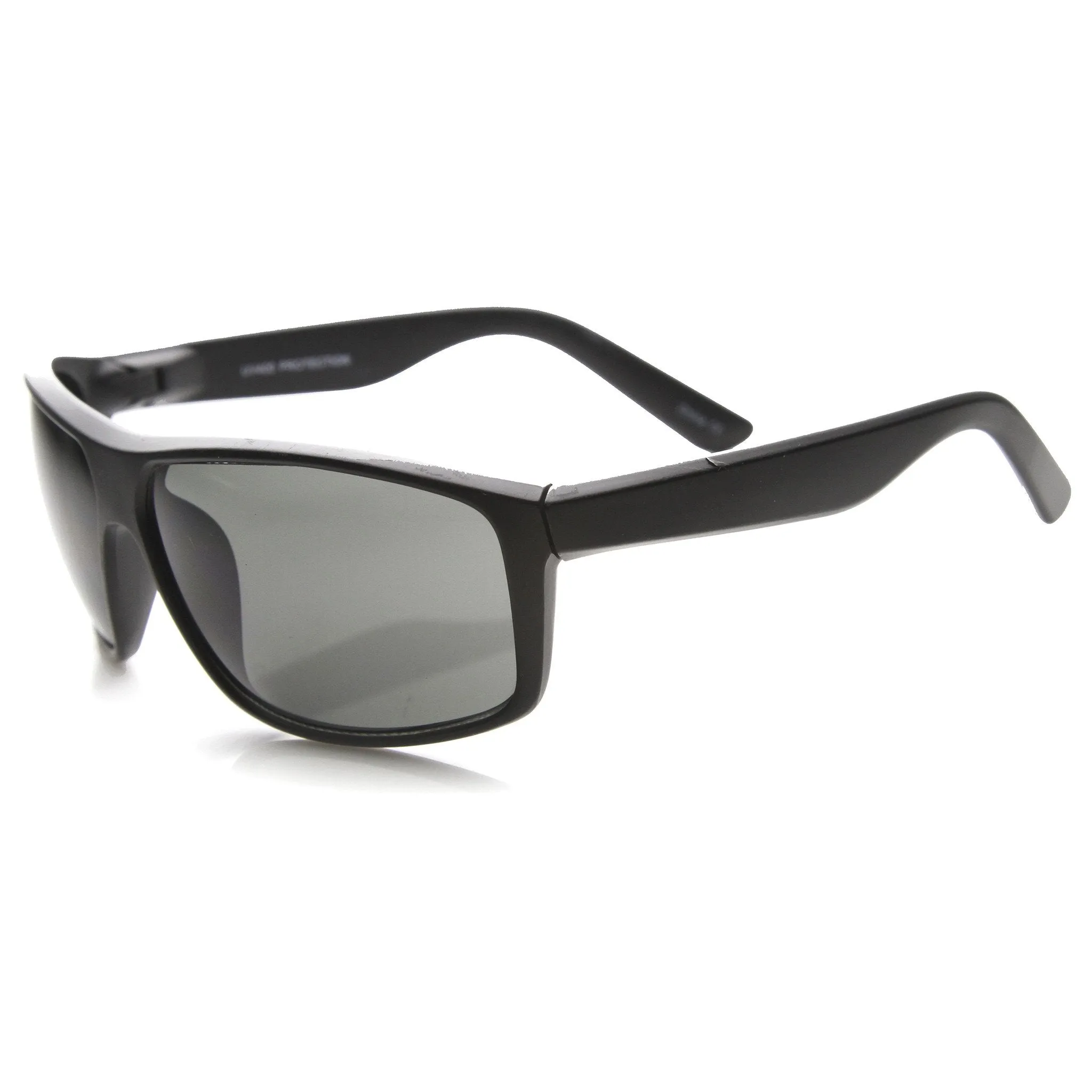 Men's Rectangular Active Sports Composite Lens Sunglasses 9873 sold by ZeroUV product image thumbnail 2