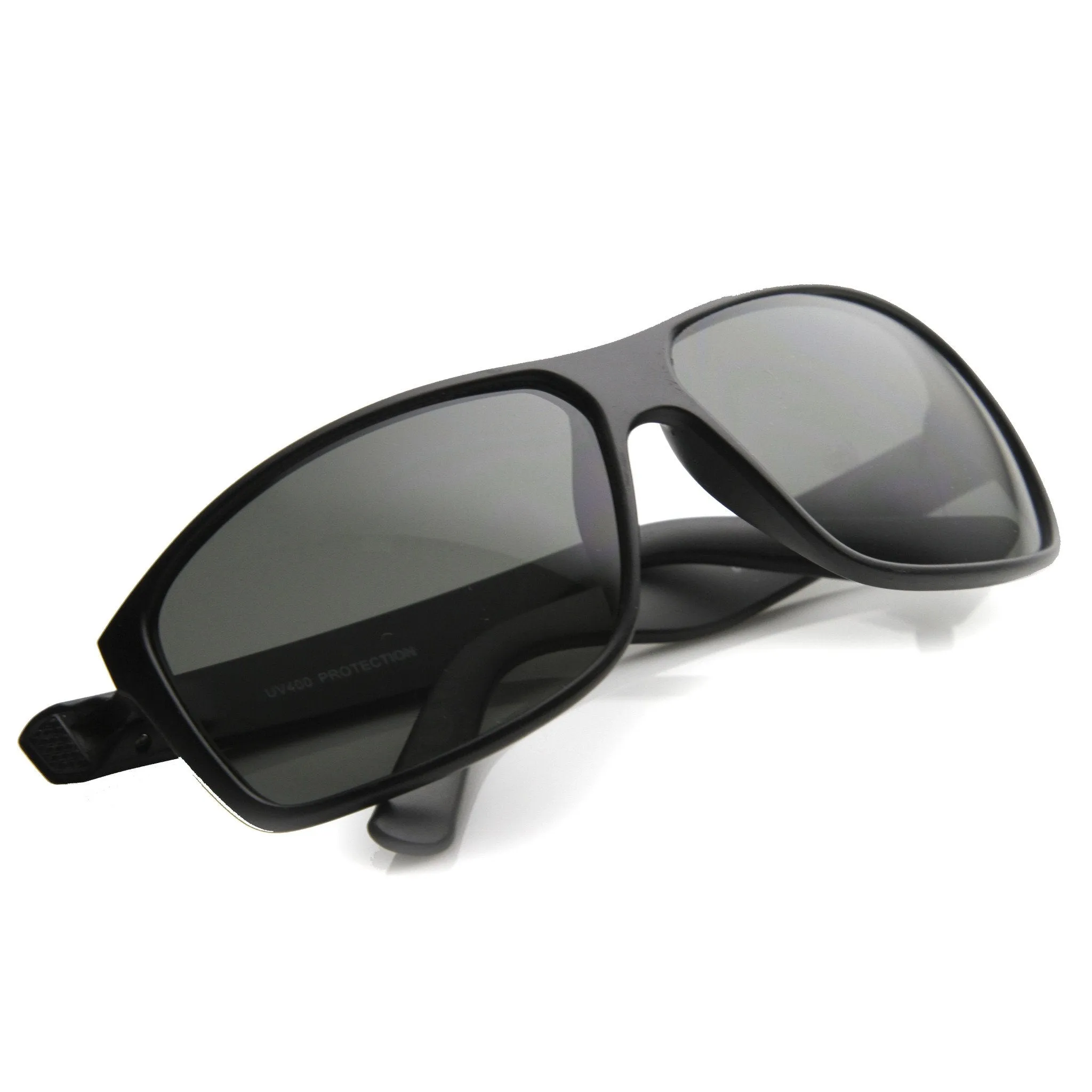Men's Rectangular Active Sports Composite Lens Sunglasses 9873 sold by ZeroUV product image thumbnail 3
