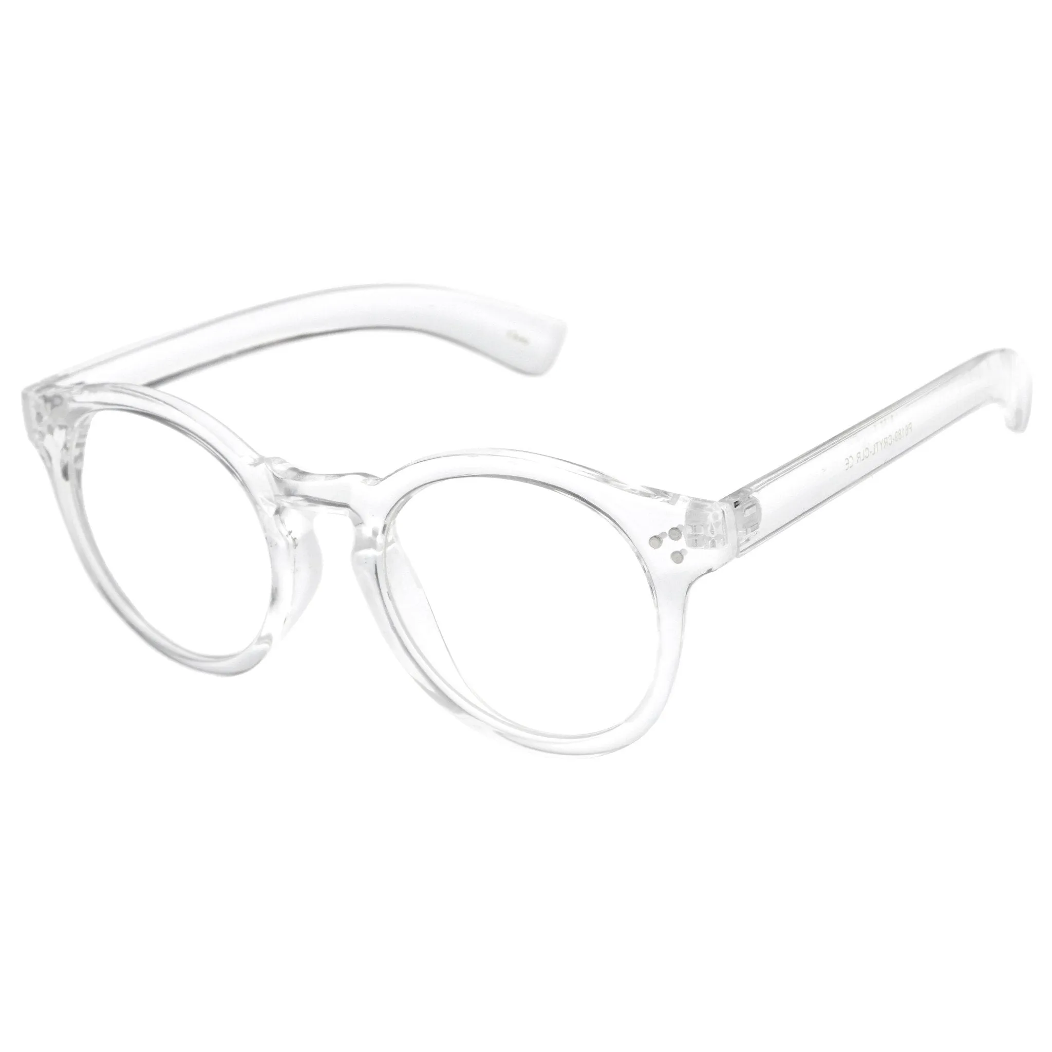 Retro Round P3 Transparent Clear Lens Glasses A965 sold by ZeroUV product image thumbnail 2