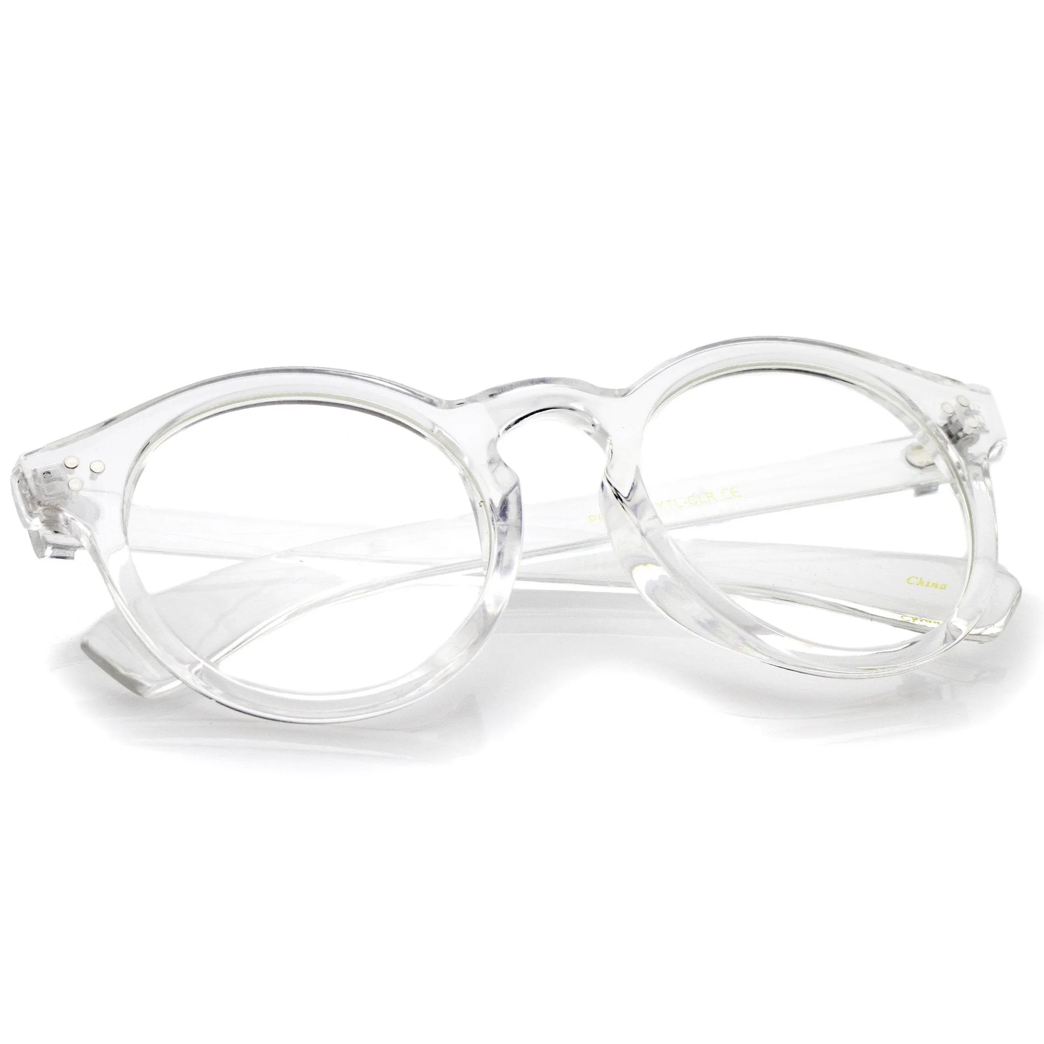 Retro Round P3 Transparent Clear Lens Glasses A965 sold by ZeroUV product image thumbnail 4