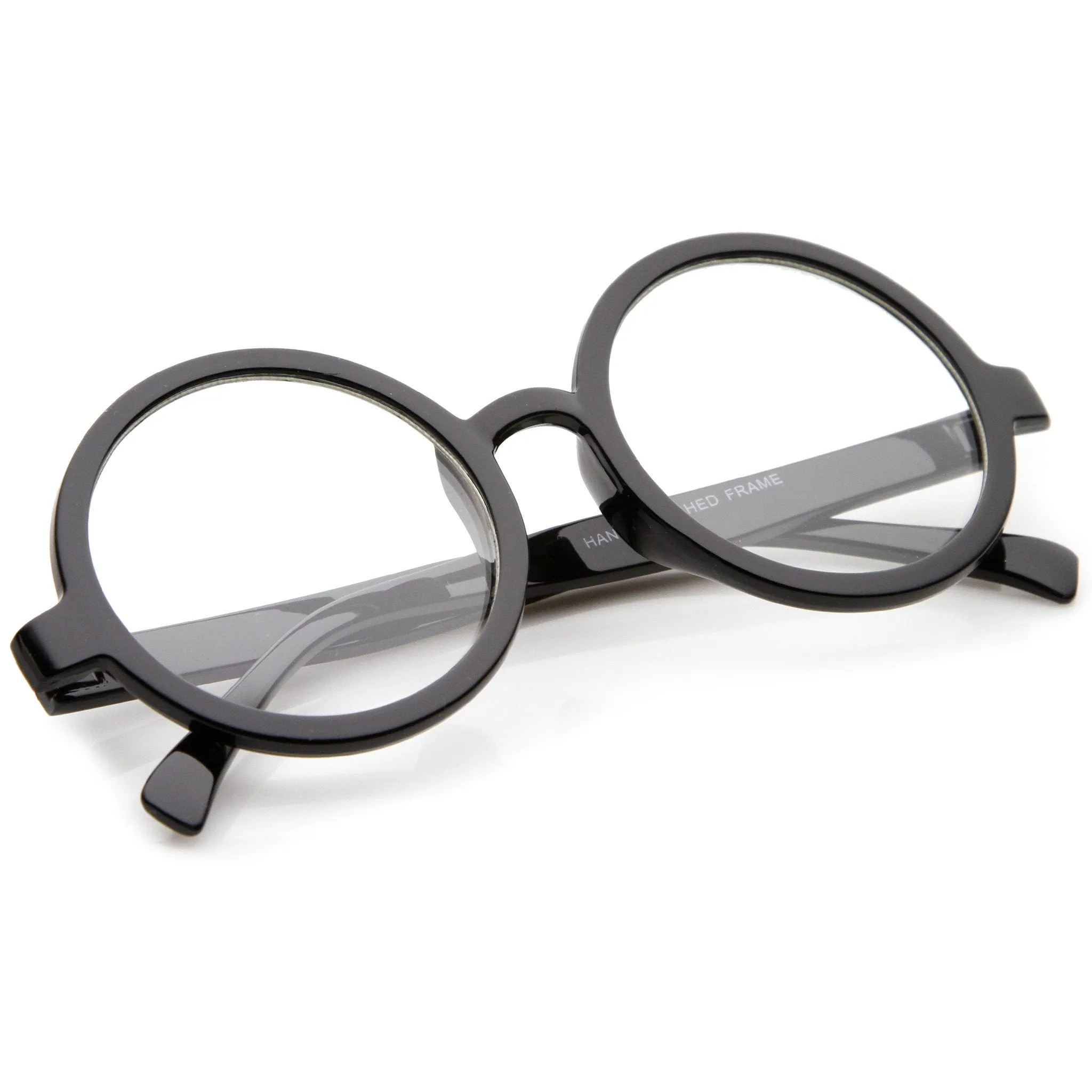 Retro Round Spectacles Clear Lens Glasses 8034 sold by ZeroUV product image thumbnail 4