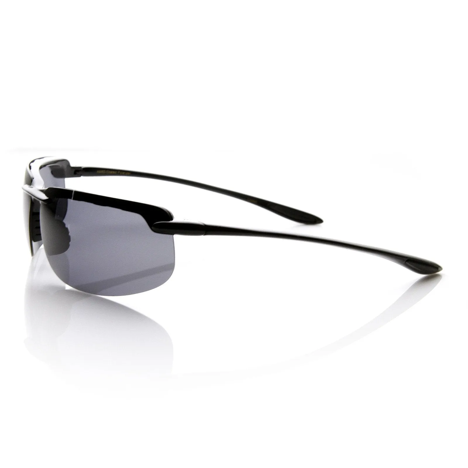 Mens Lightweight Sports Polarized Lens Semi Rimless Sunglasses 8746 sold by ZeroUV product image thumbnail 4