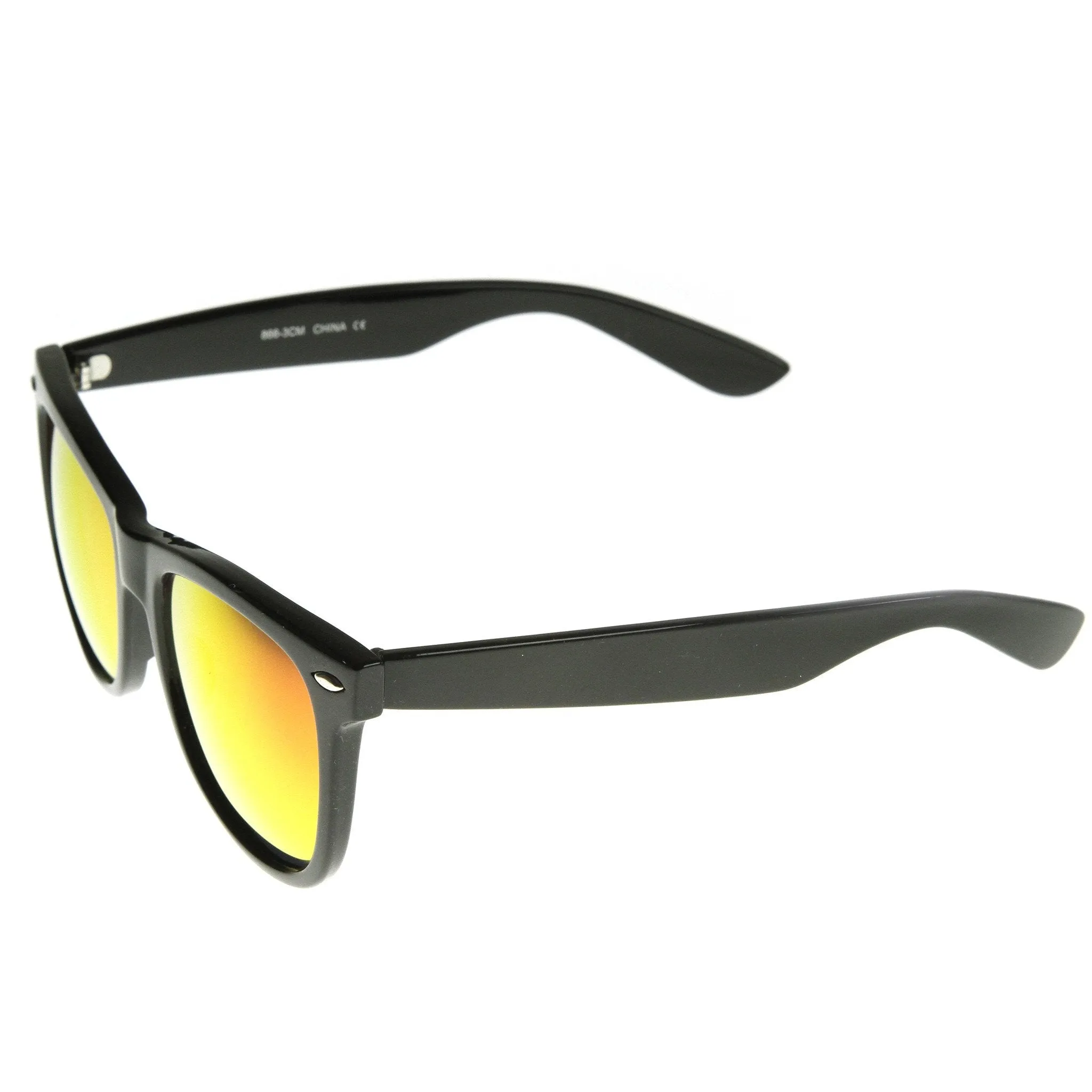 Hipster Trendy Colorful Flash Mirror Lens Horned Rim Sunglasses 8078 sold by ZeroUV product image thumbnail 4