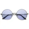 Retro Hippie Mid Sized Round Color Lens Sunglasses 9814 sold by ZeroUV