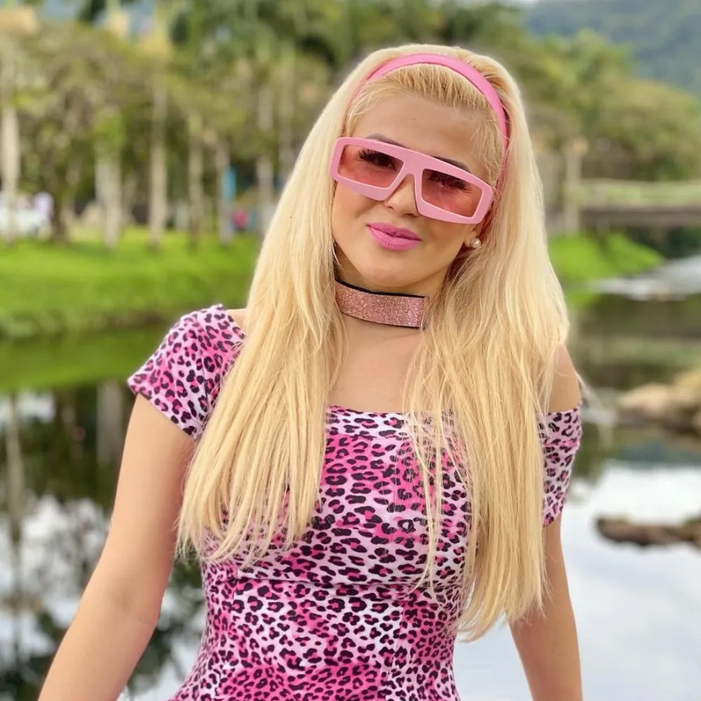 Retro Modern Rectangle Flat Lens Color Tinted Sunglasses C747 sold by ZeroUV product image thumbnail 3