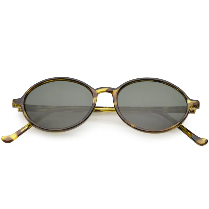 Indie Dapper True Vintage Round Oval Sunglasses C655 sold by ZeroUV