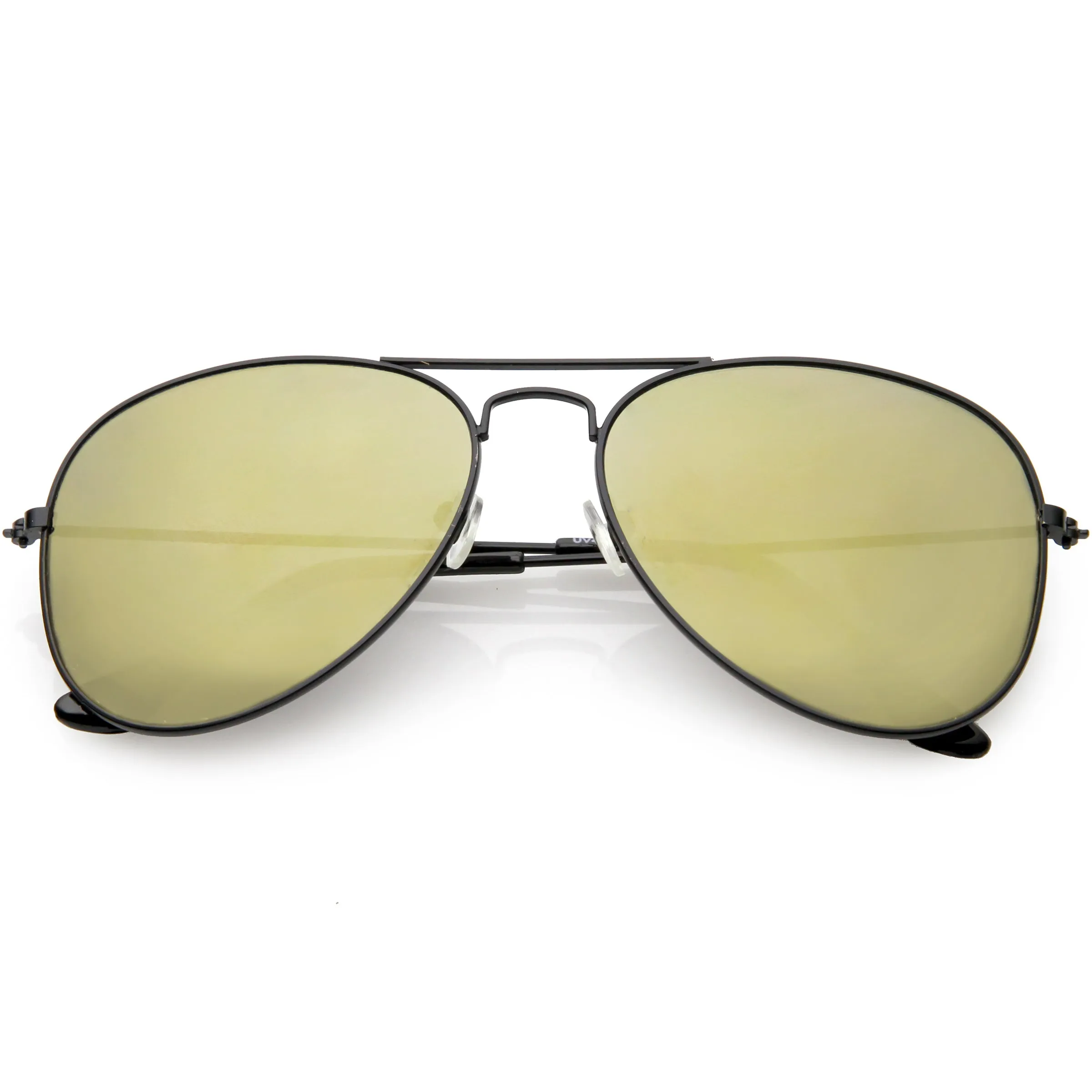 Oversize Slim Metal Temple Square Lens Horn Rimmed Sunglasses C779 sold by ZeroUV