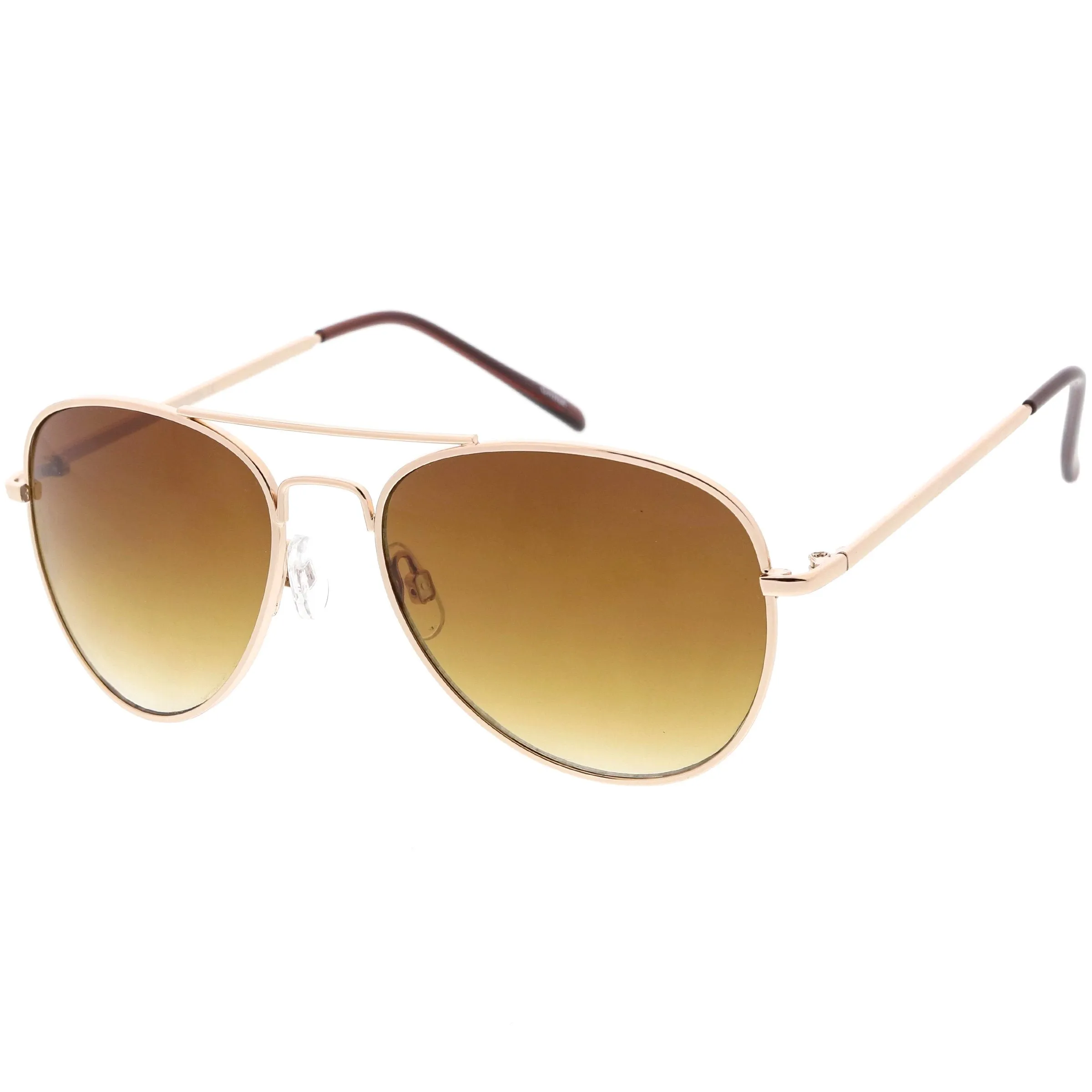 Medium Classic Retro Metal Frame Aviator Sunglasses 53mm 1372 sold by ZeroUV product image thumbnail 5