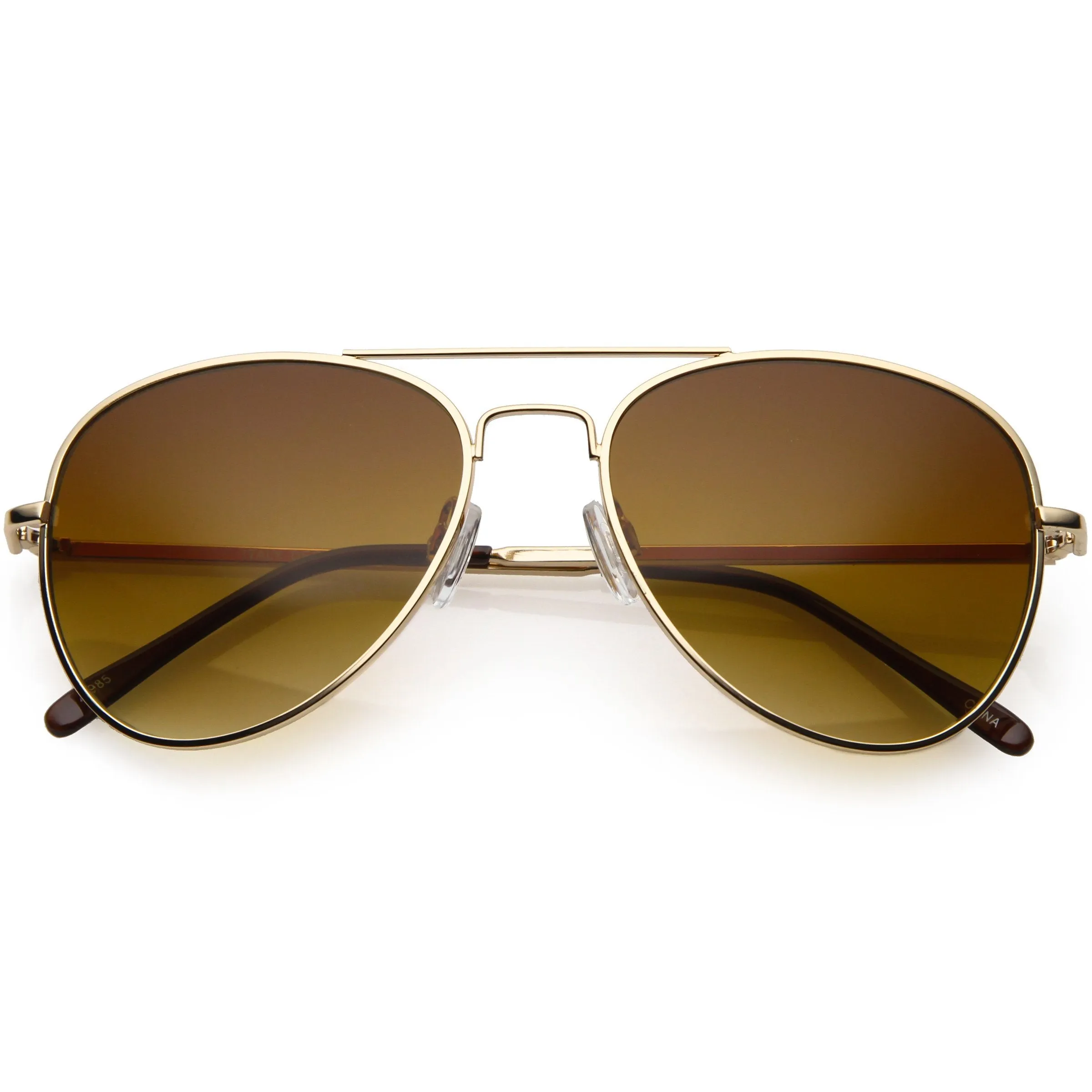 Medium Classic Retro Metal Frame Aviator Sunglasses 53mm 1372 sold by ZeroUV
