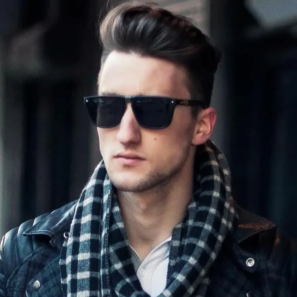 European Mens Designer Flat Top Dapper Sunglasses 8450 sold by ZeroUV product image thumbnail 2
