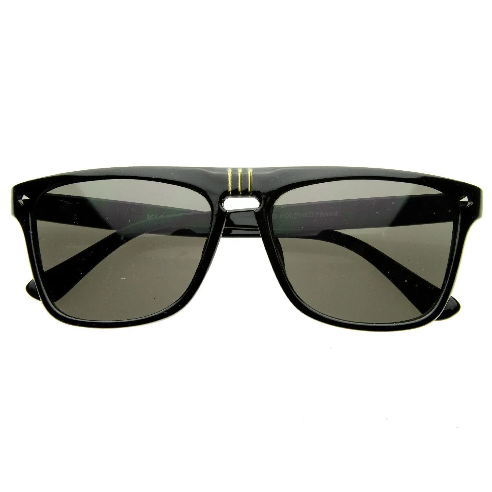 European Mens Designer Flat Top Dapper Sunglasses 8450 sold by ZeroUV product image thumbnail 5